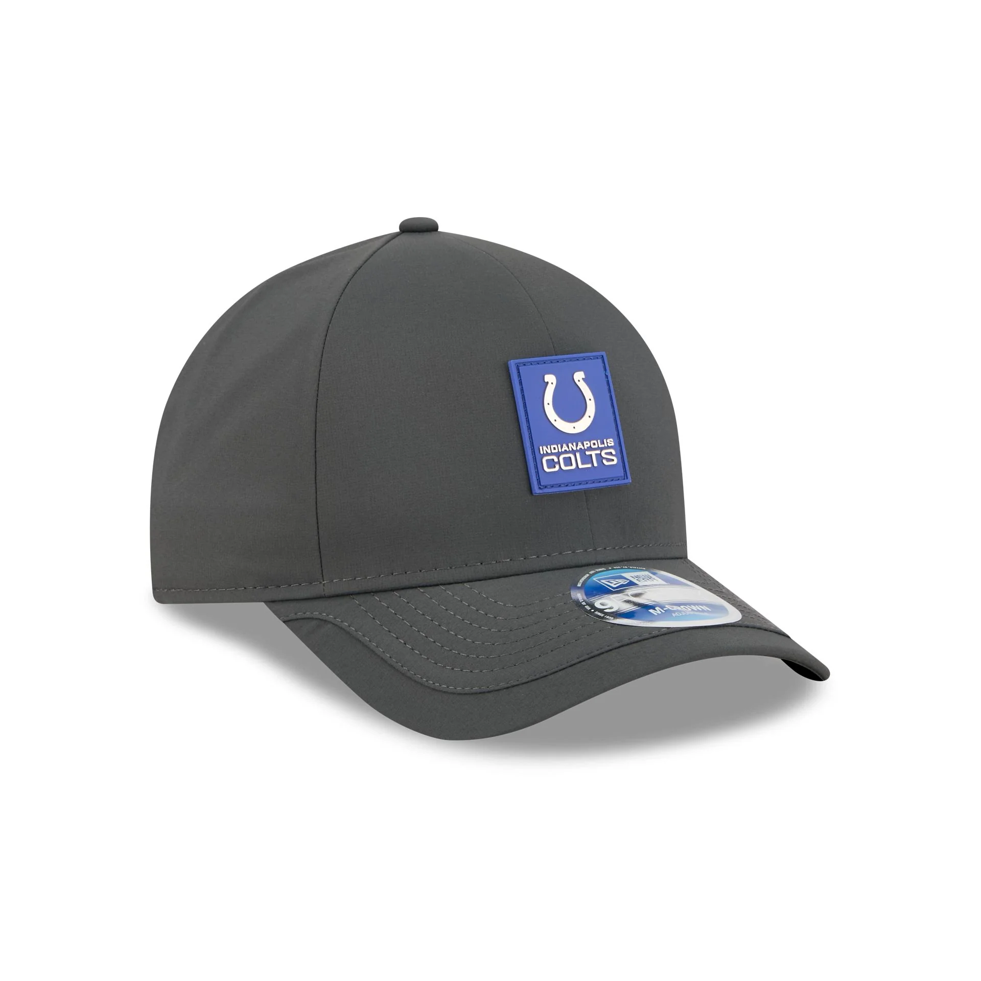 Indianapolis Colts 2025 Sideline Cold Weather Steel Clouds 9FORTY M-Crown Snapback Hat - Image 3