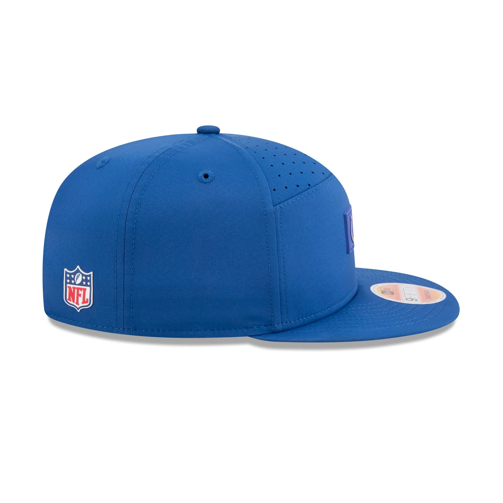 Indianapolis Colts 2025 Sideline Hot Weather Split Panel 9FIFTY Snapback Hat - Image 4