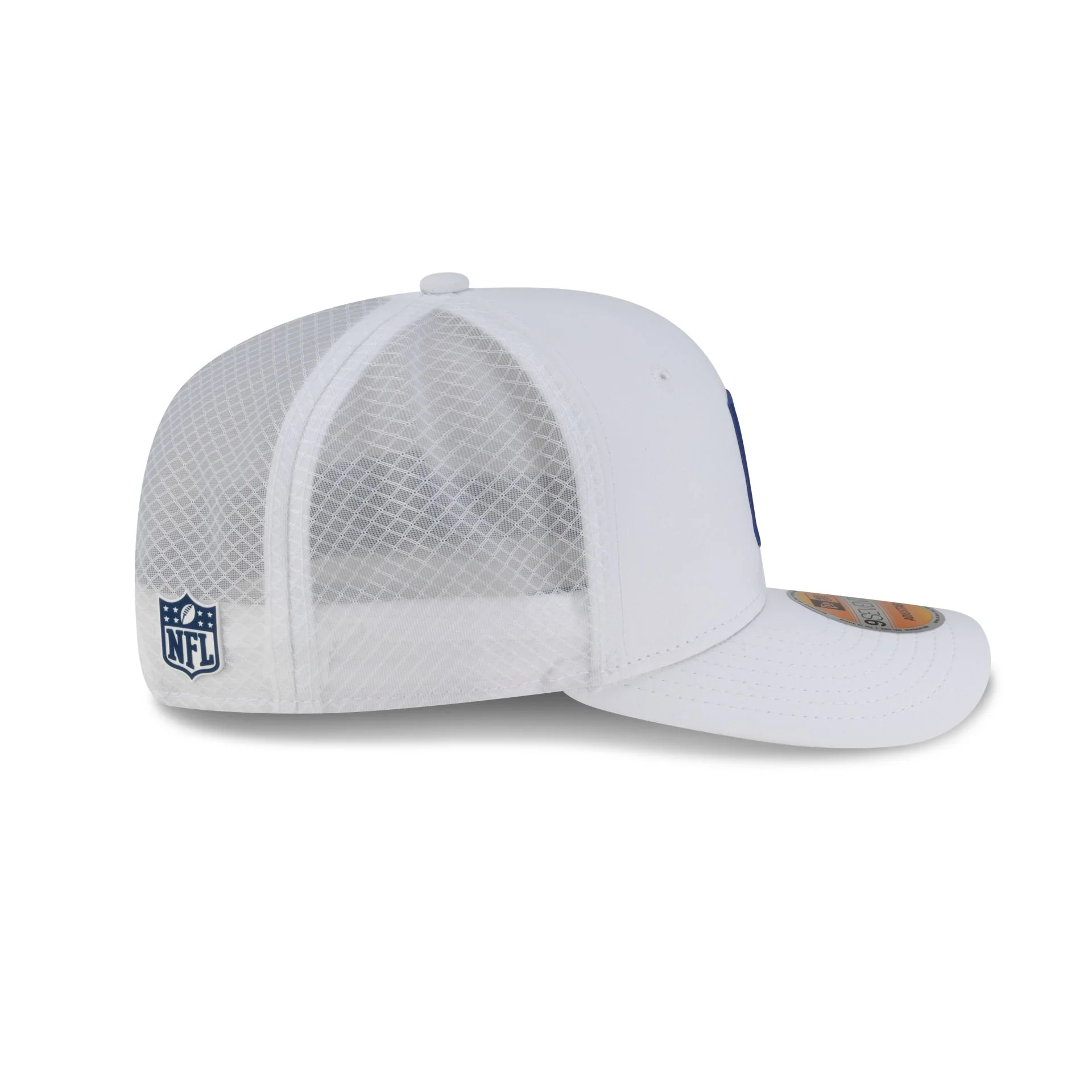 Indianapolis Colts 2025 Sideline Hot Weather White 9SEVENTY Trucker Hat - Image 5