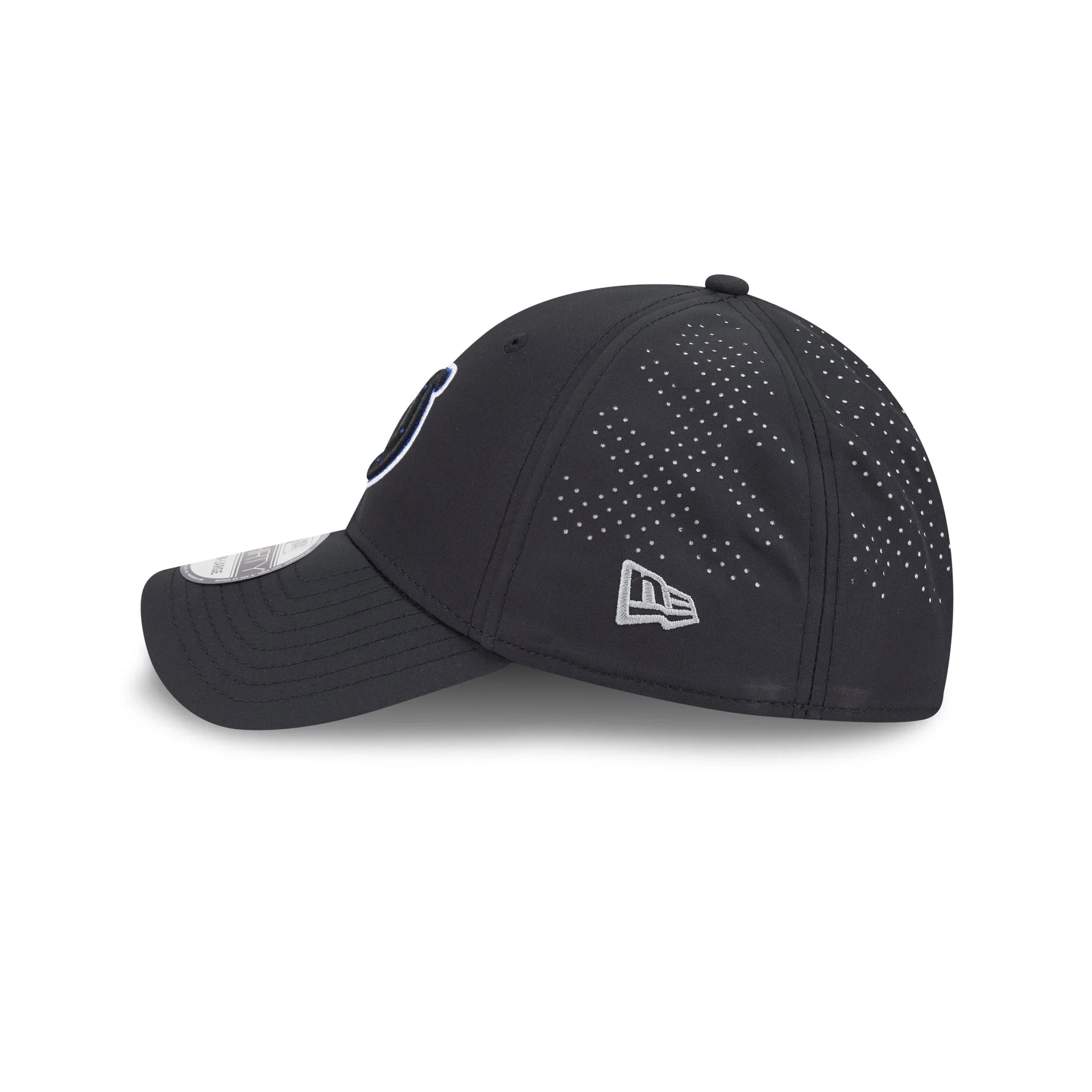 Indianapolis Colts Night 39THIRTY Stretch Fit Hat - Image 4