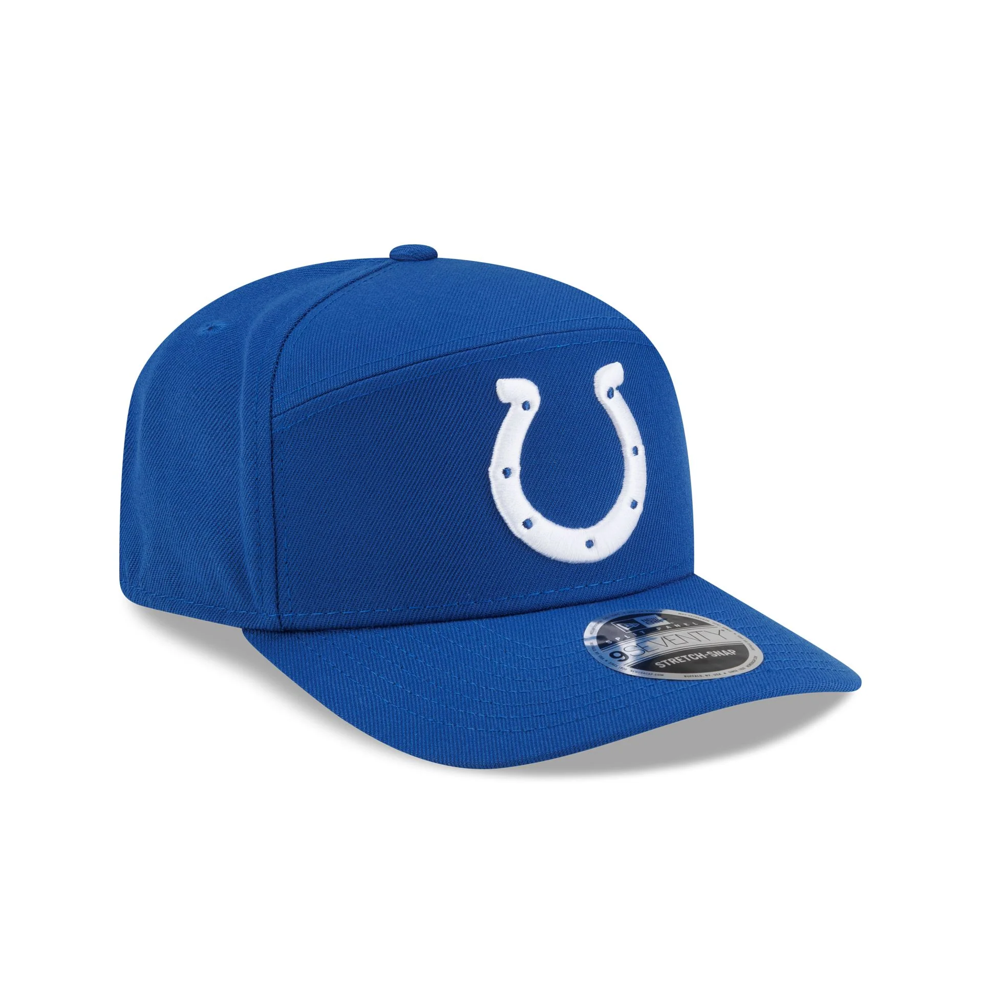 Indianapolis Colts Poly Split Panel 9SEVENTY Stretch-Snap Hat - Image 3