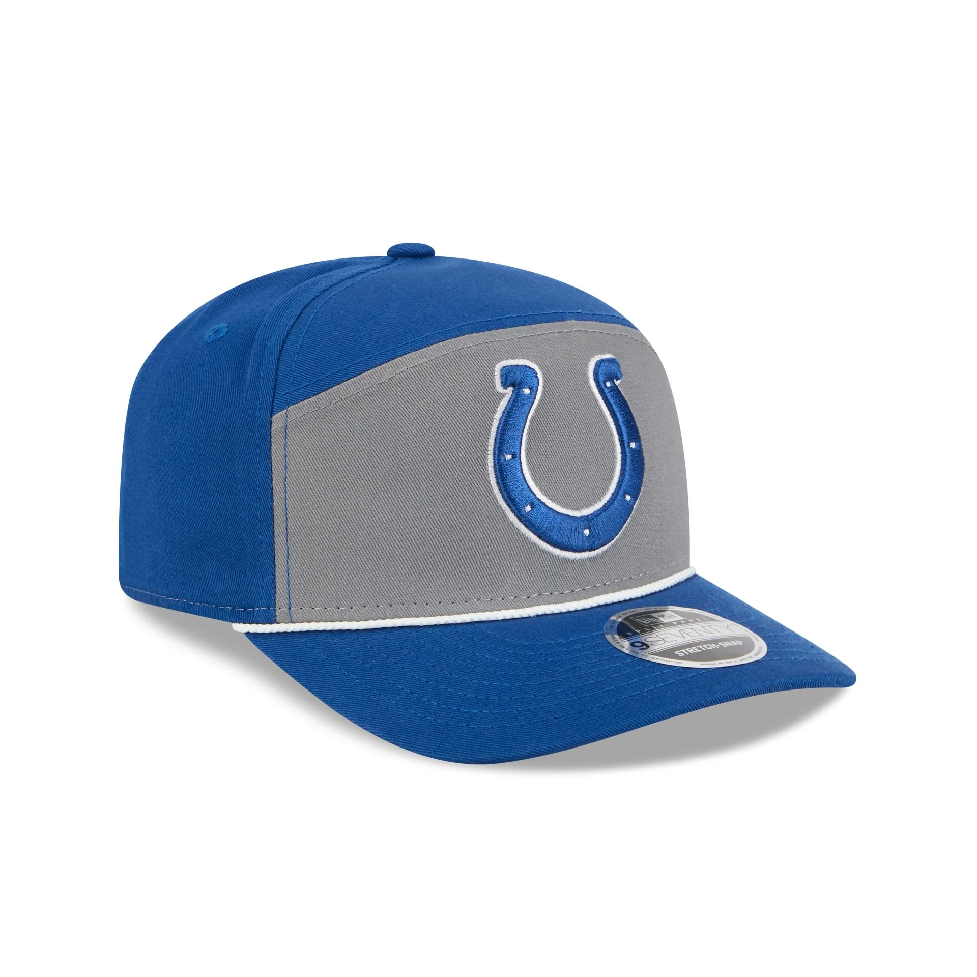 Indianapolis Colts Split Panel 9SEVENTY Stretch-Snap Hat - Image 3