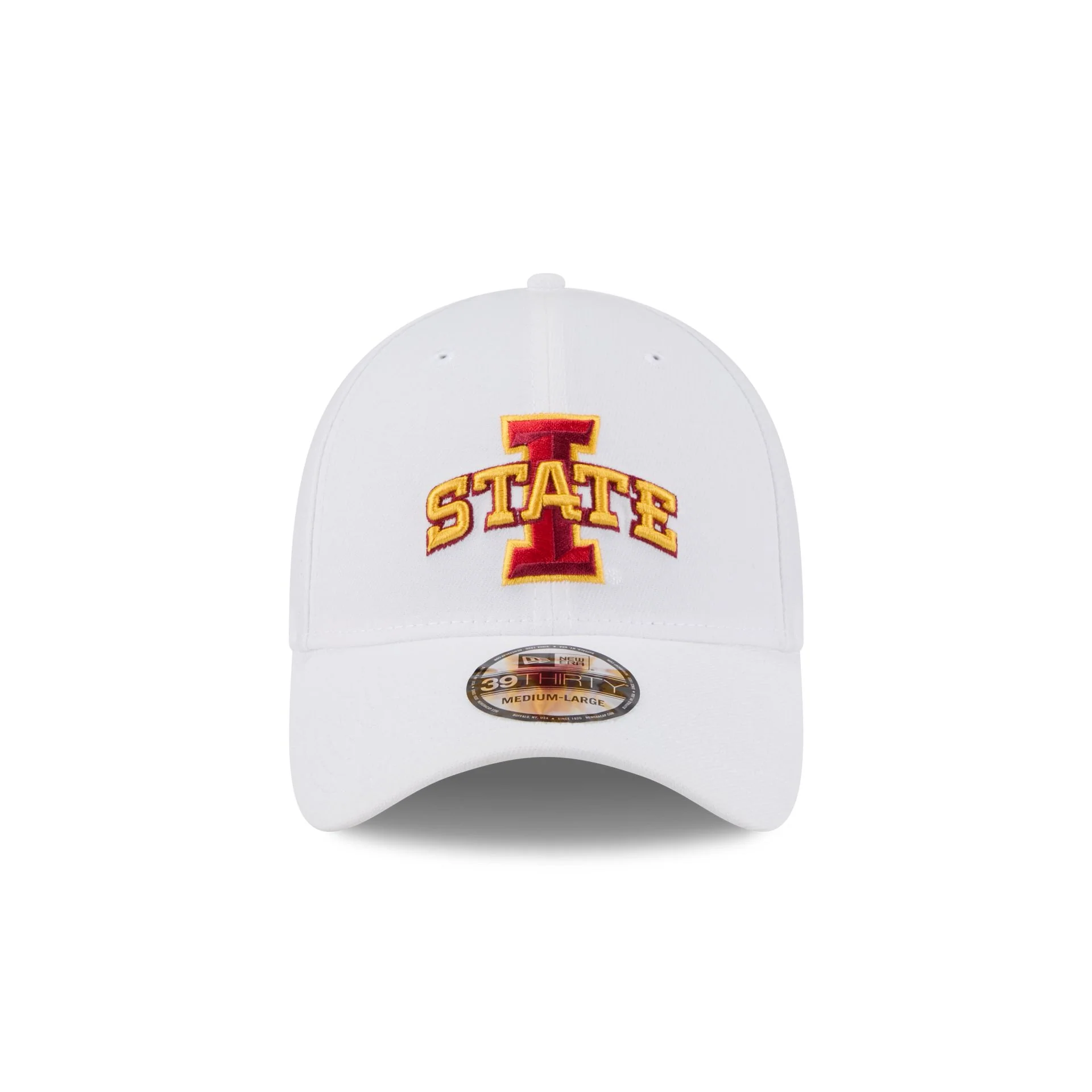 Iowa State Cyclones Optic White 39THIRTY Stretch Fit Hat - Image 2