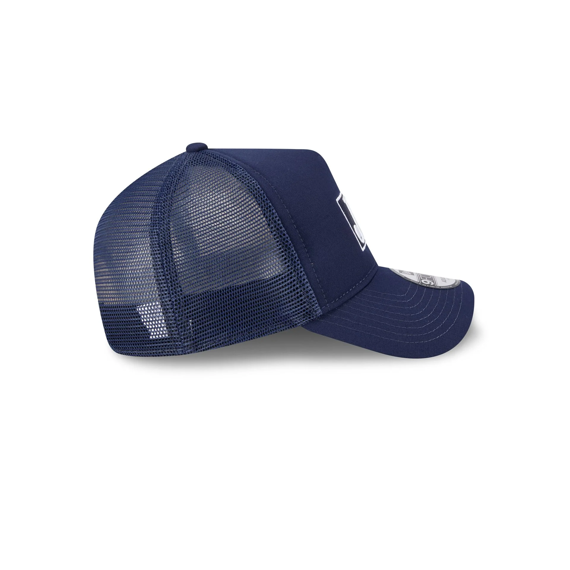 Jackson State Tigers Go-To 9FORTY A-Frame Trucker Hat - Image 5