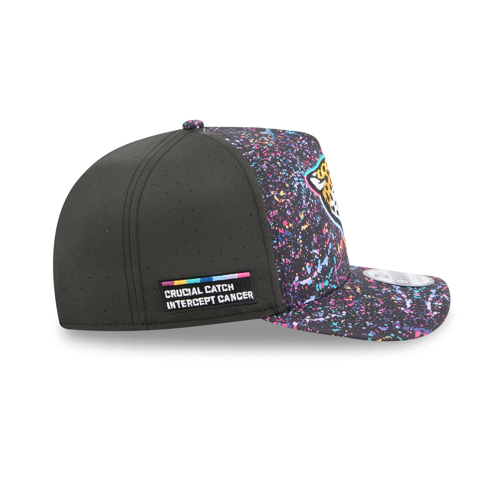 Jacksonville Jaguars 2025 Crucial Catch 9FIFTY A-Frame Snapback Hat - Image 4