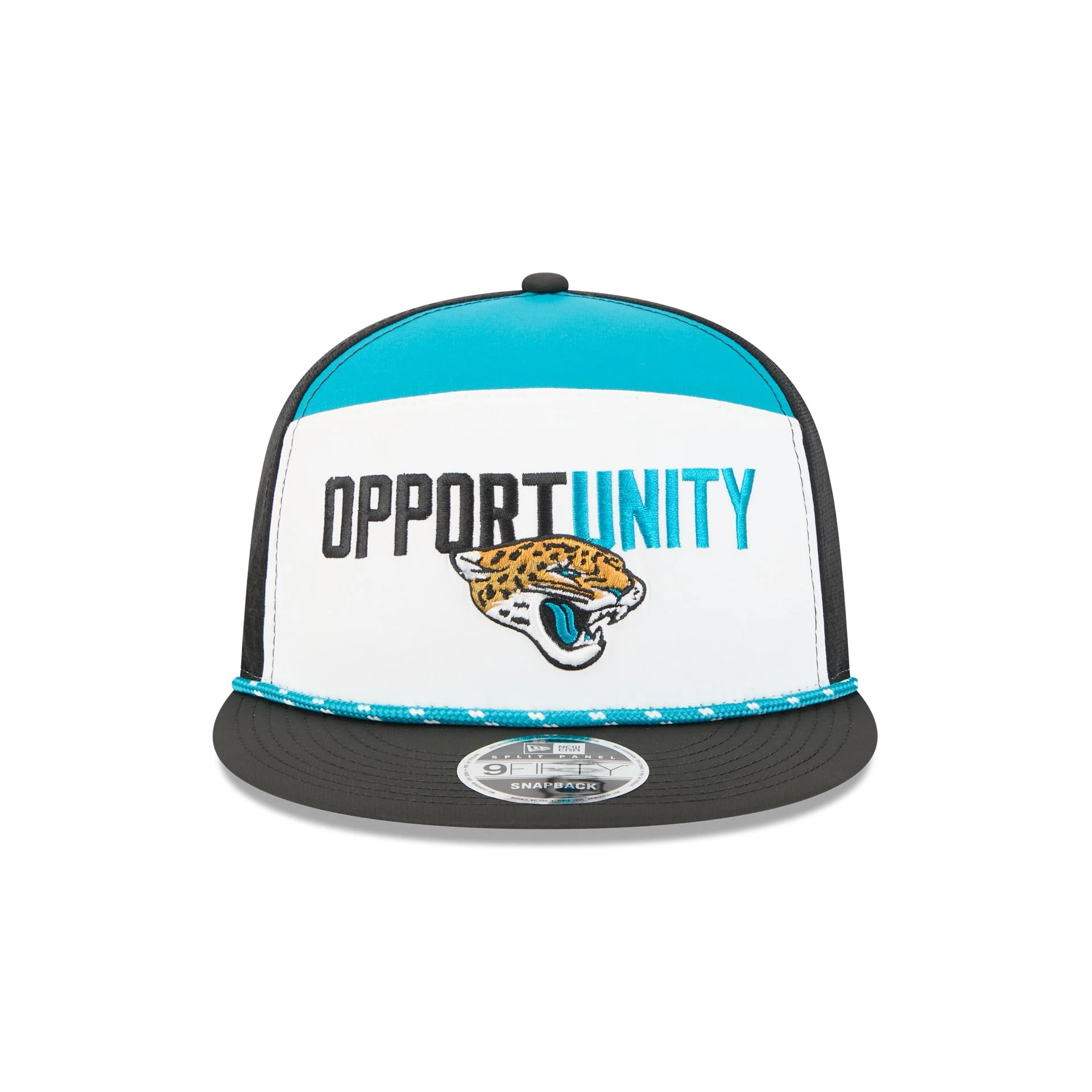 Jacksonville Jaguars 2025 Inspire Change Split Panel 9FIFTY Snapback Hat - Image 2
