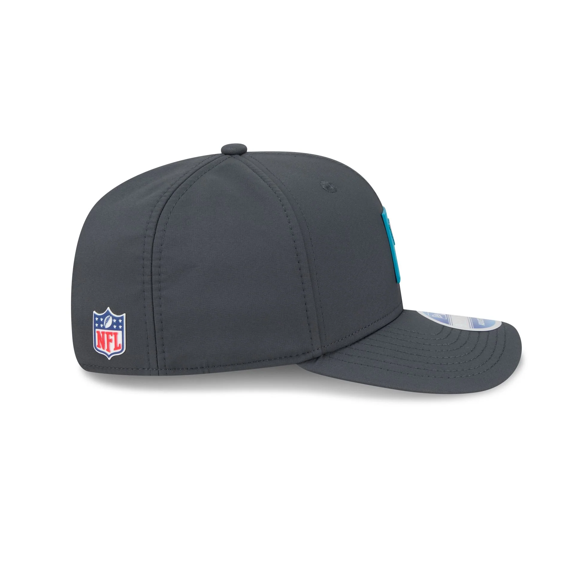 Jacksonville Jaguars 2025 Sideline Cold Weather Steel Clouds 9SEVENTY Stretch-Snap Hat - Image 5