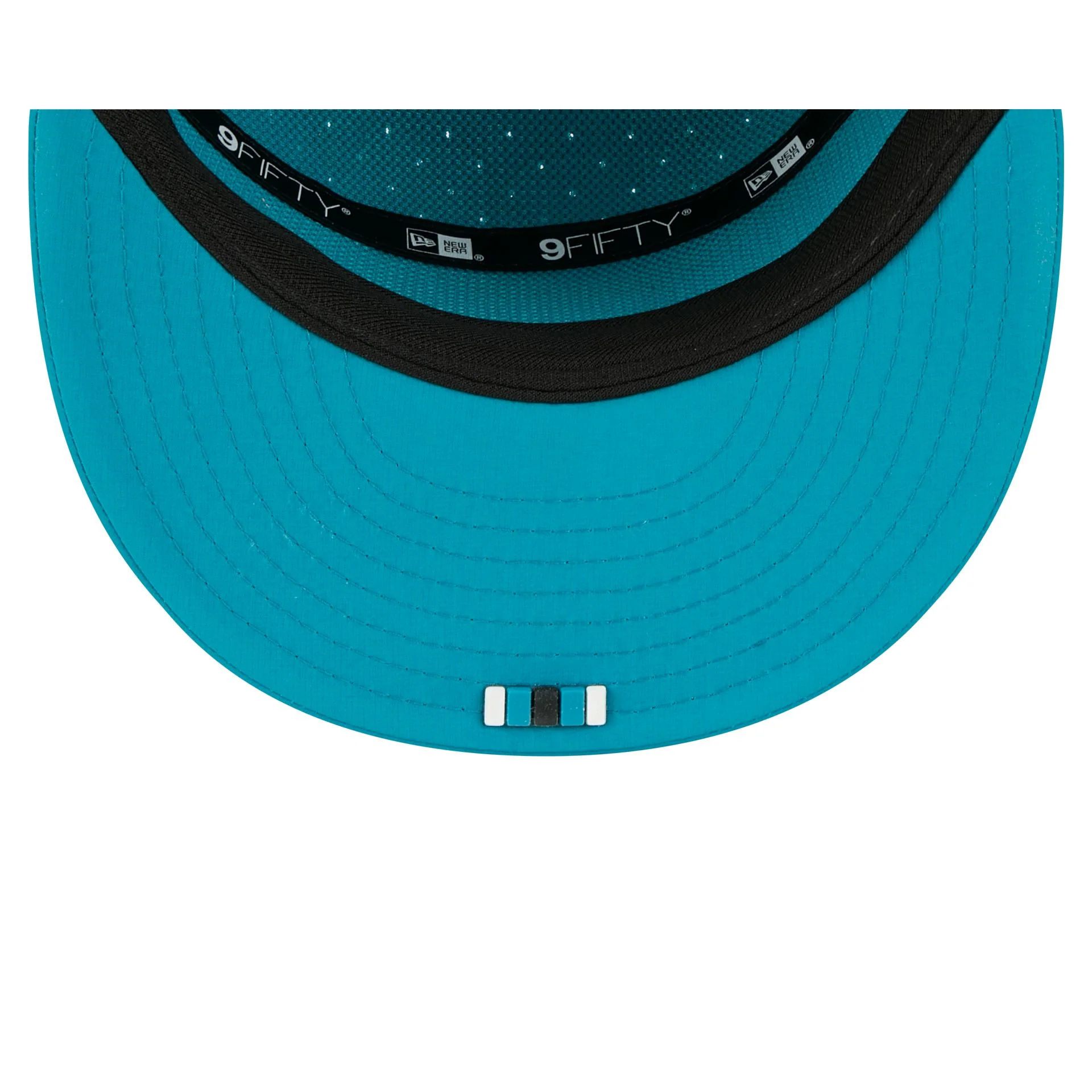 Jacksonville Jaguars 2025 Sideline Hot Weather Split Panel 9FIFTY Snapback Hat - Image 7