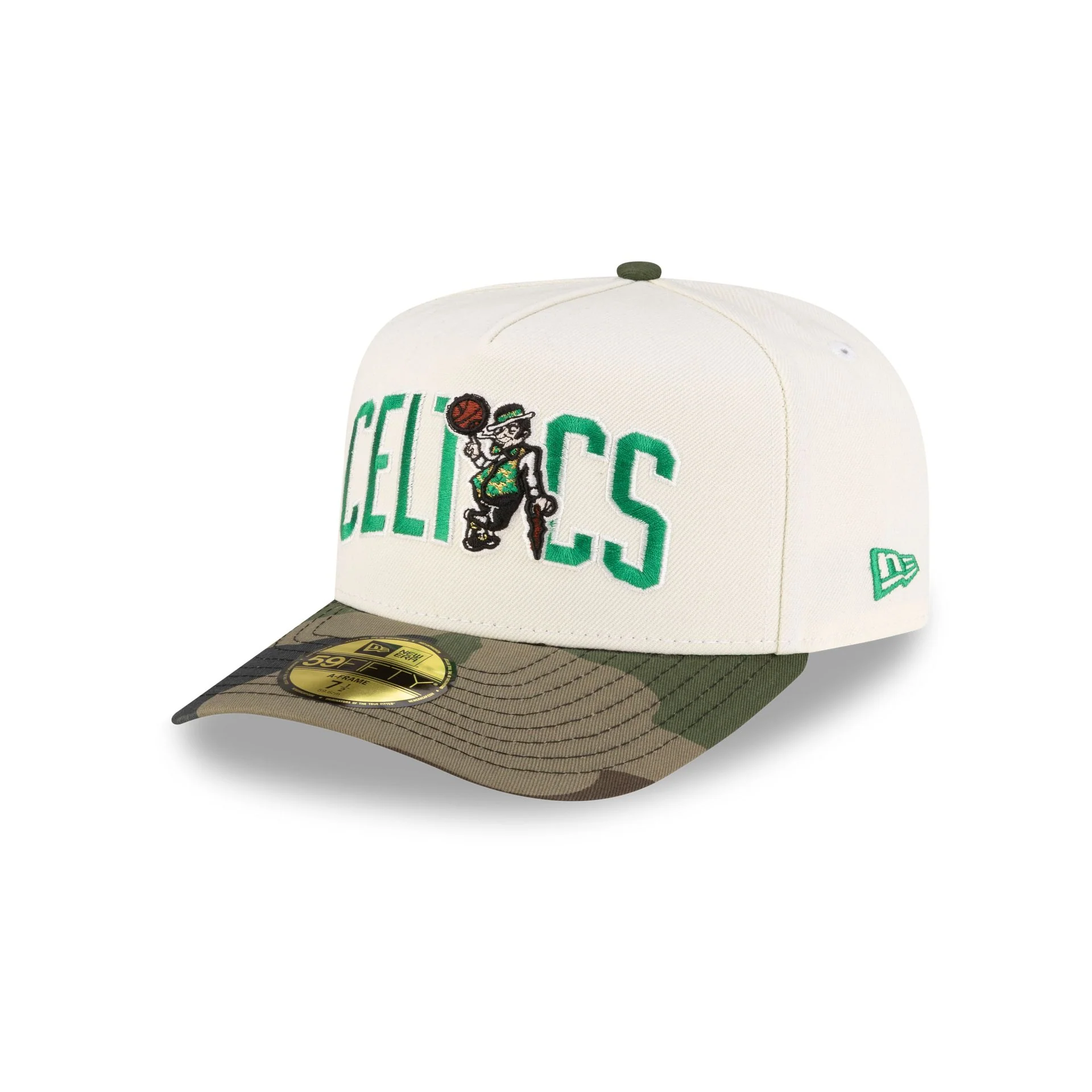 Just Caps Championship Classic Boston Celtics 59FIFTY A-Frame Fitted Hat - Image 3