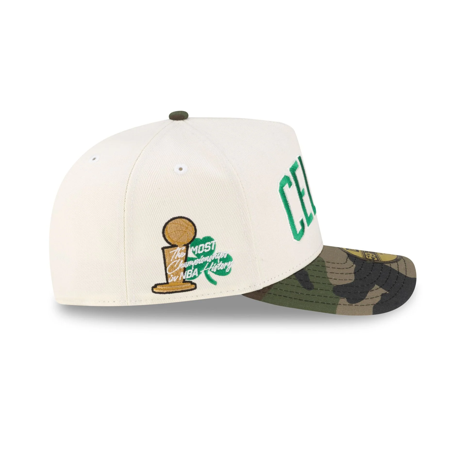 Just Caps Championship Classic Boston Celtics 59FIFTY A-Frame Fitted Hat - Image 4