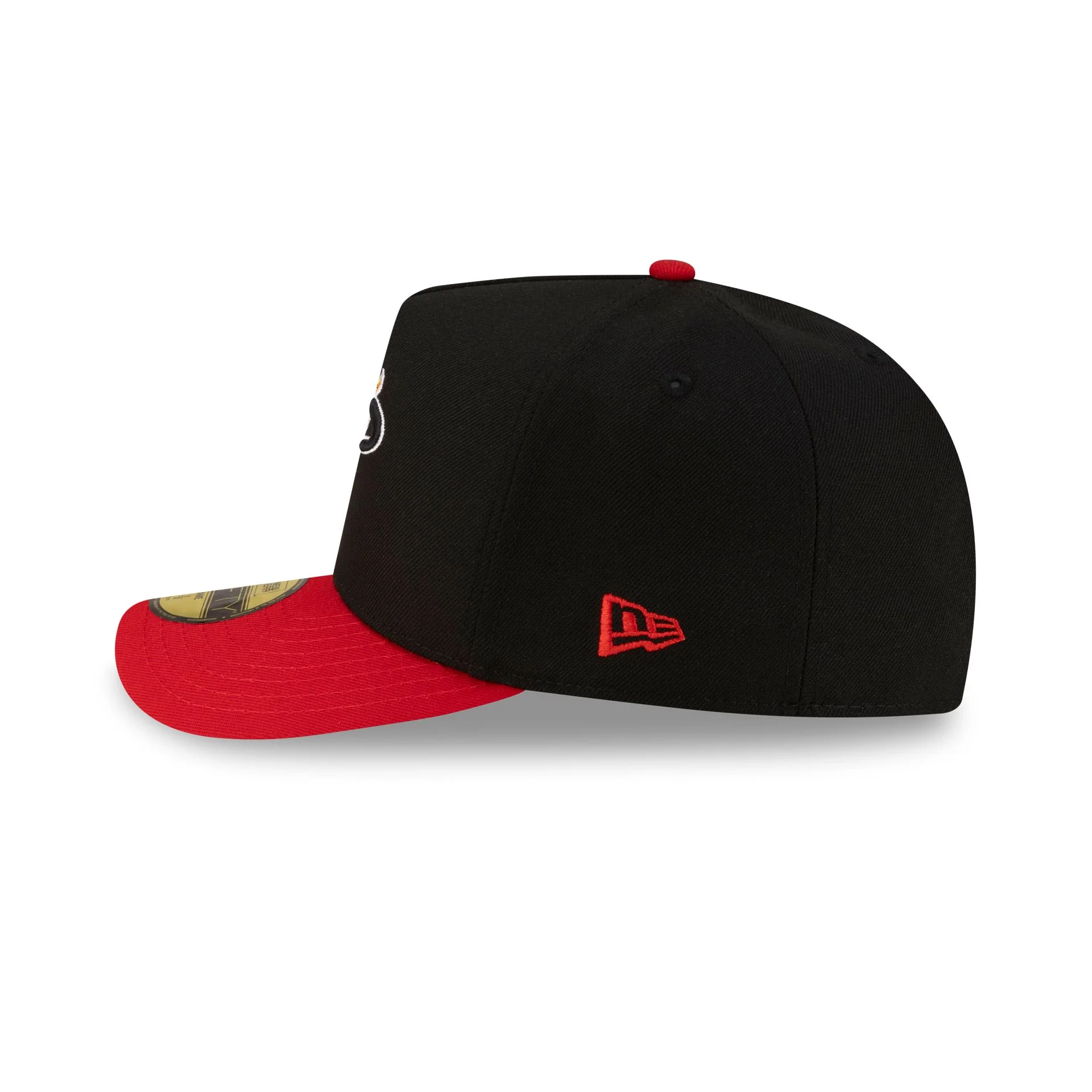 Just Caps Championship Classic Miami Heat 59FIFTY A-Frame Fitted Hat - Image 5