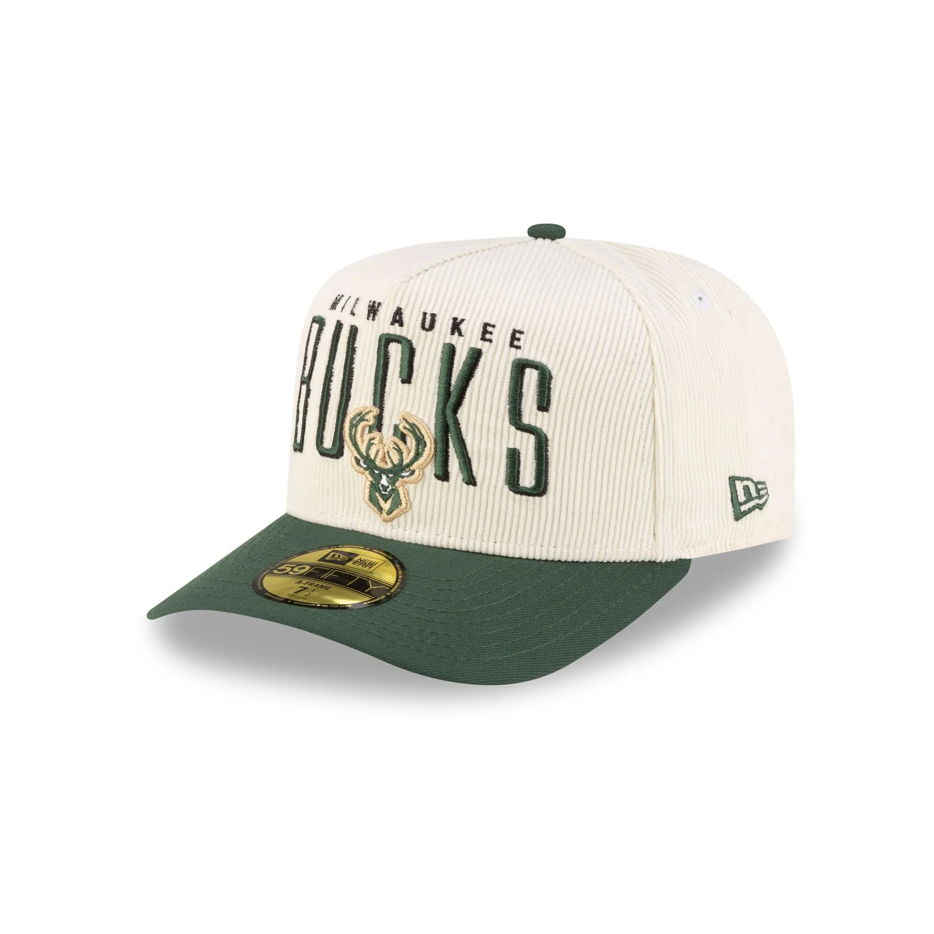 Just Caps Championship Classic Milwaukee Bucks 59FIFTY A-Frame Fitted Hat - Image 3
