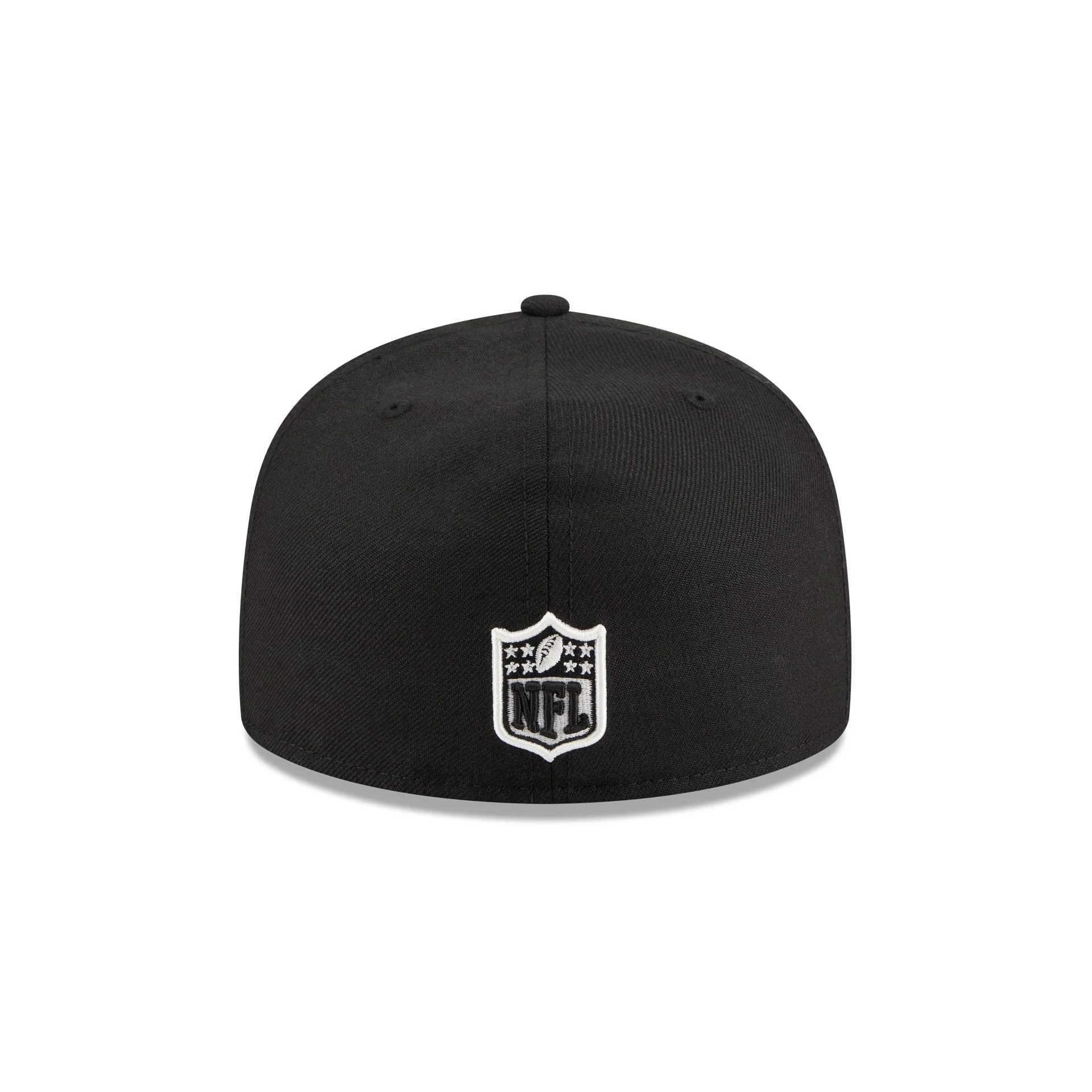 Just Caps Chiseled Logo Miami Dolphins 59FIFTY A-Frame Fitted Hat - Image 6