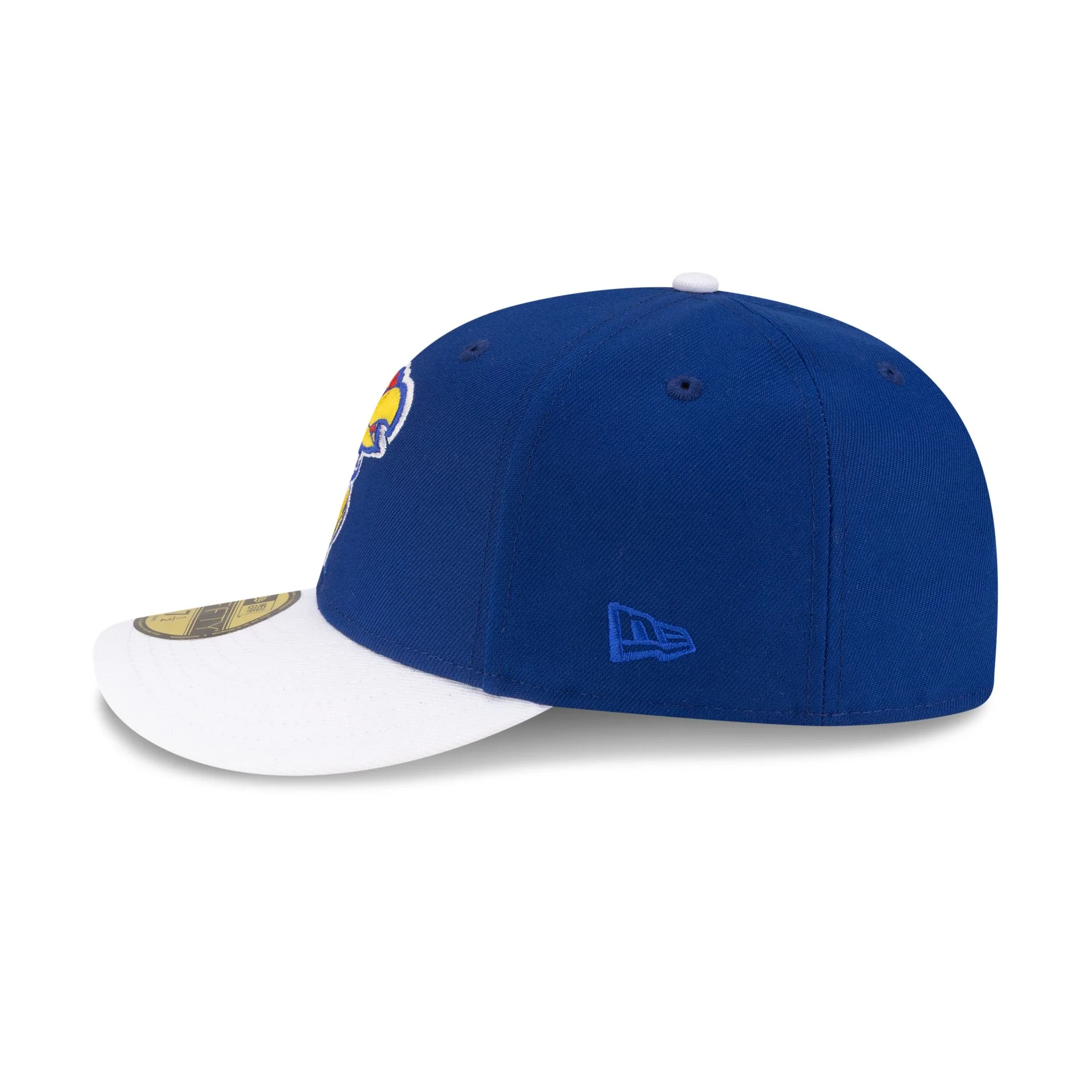 Just Caps College Champions Sidepatch Kansas Jayhawks 59FIFTY Fitted Hat - Image 5