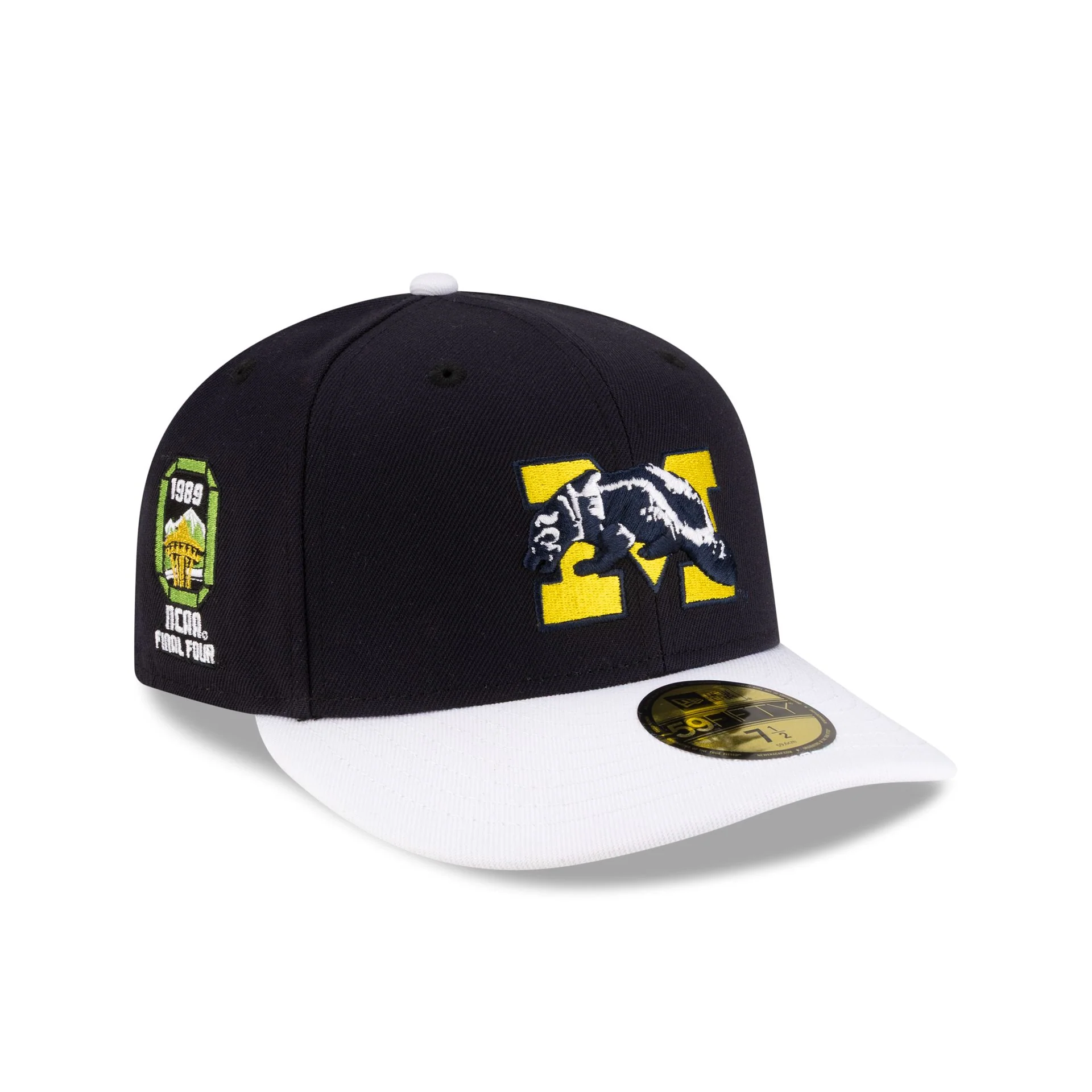 Just Caps College Champions Sidepatch Michigan Wolverines 59FIFTY Fitted Hat