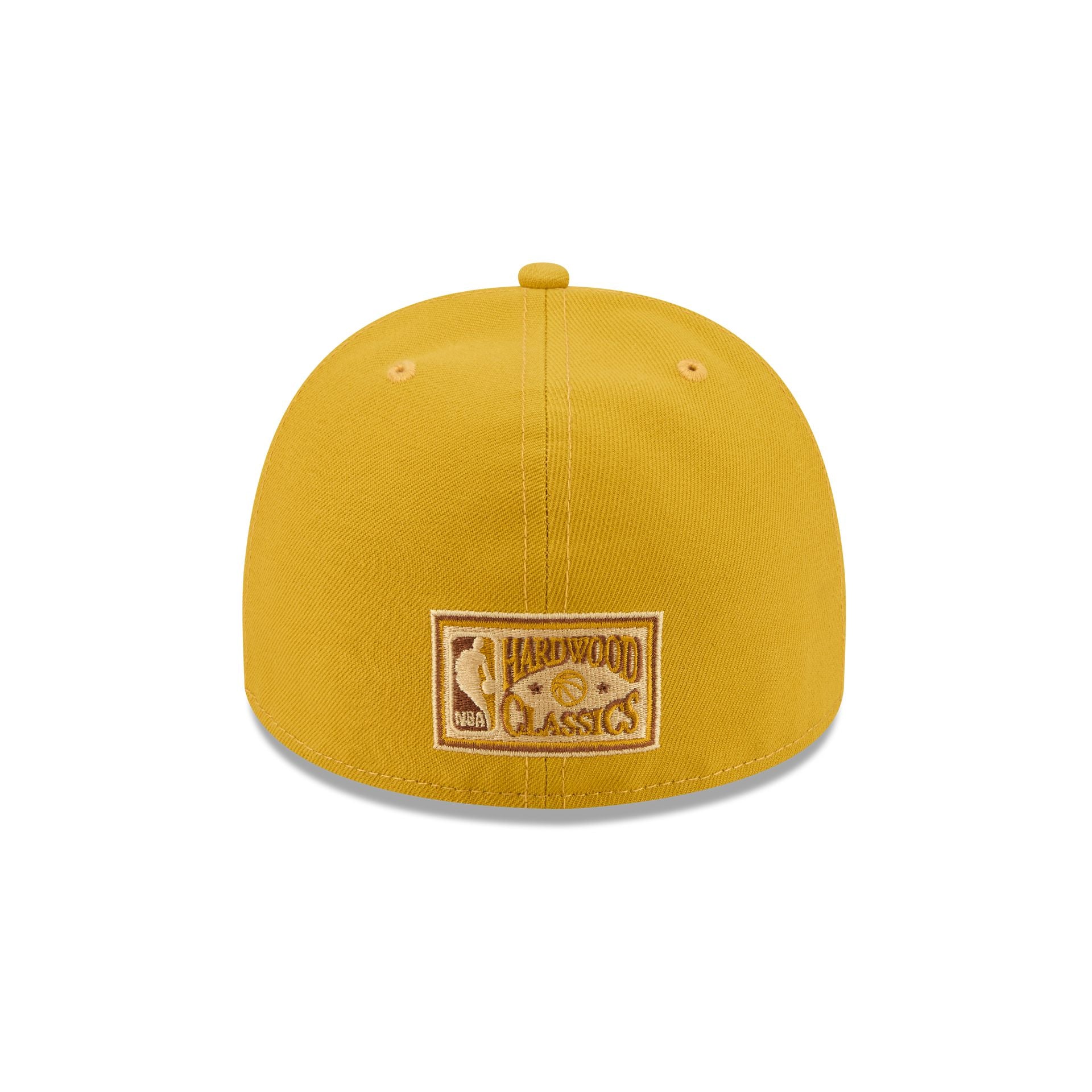 Just Caps Hardwood Classics Trophy Yellow Chicago Bulls 59FIFTY A-Frame Fitted Hat - Image 6