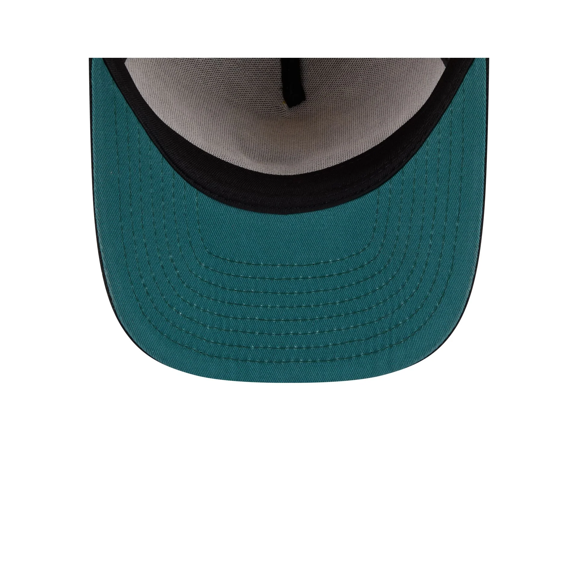 Just Caps Hardwood Classics Trophy Yellow Golden State Warriors 59FIFTY A-Frame Fitted Hat - Image 7