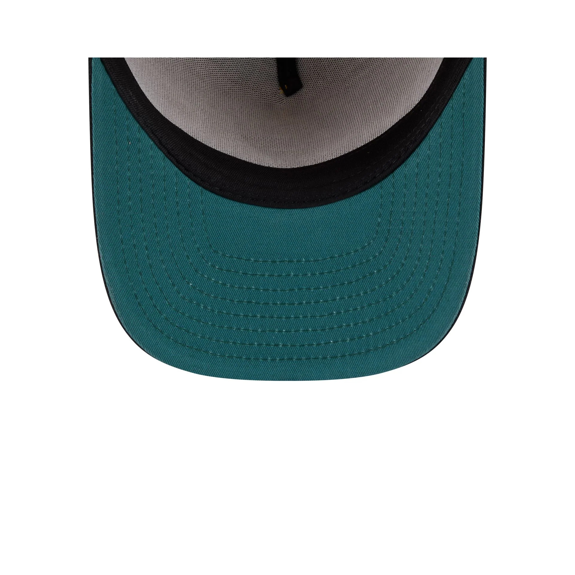 Just Caps Hardwood Classics Trophy Yellow Seattle Supersonics 59FIFTY A-Frame Fitted Hat - Image 7