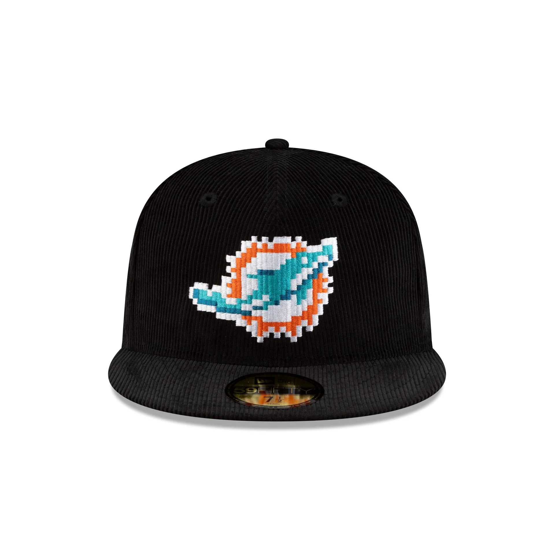 Just Caps NFL Pixelated Miami Dolphins 59FIFTY Fitted Hat - Image 2