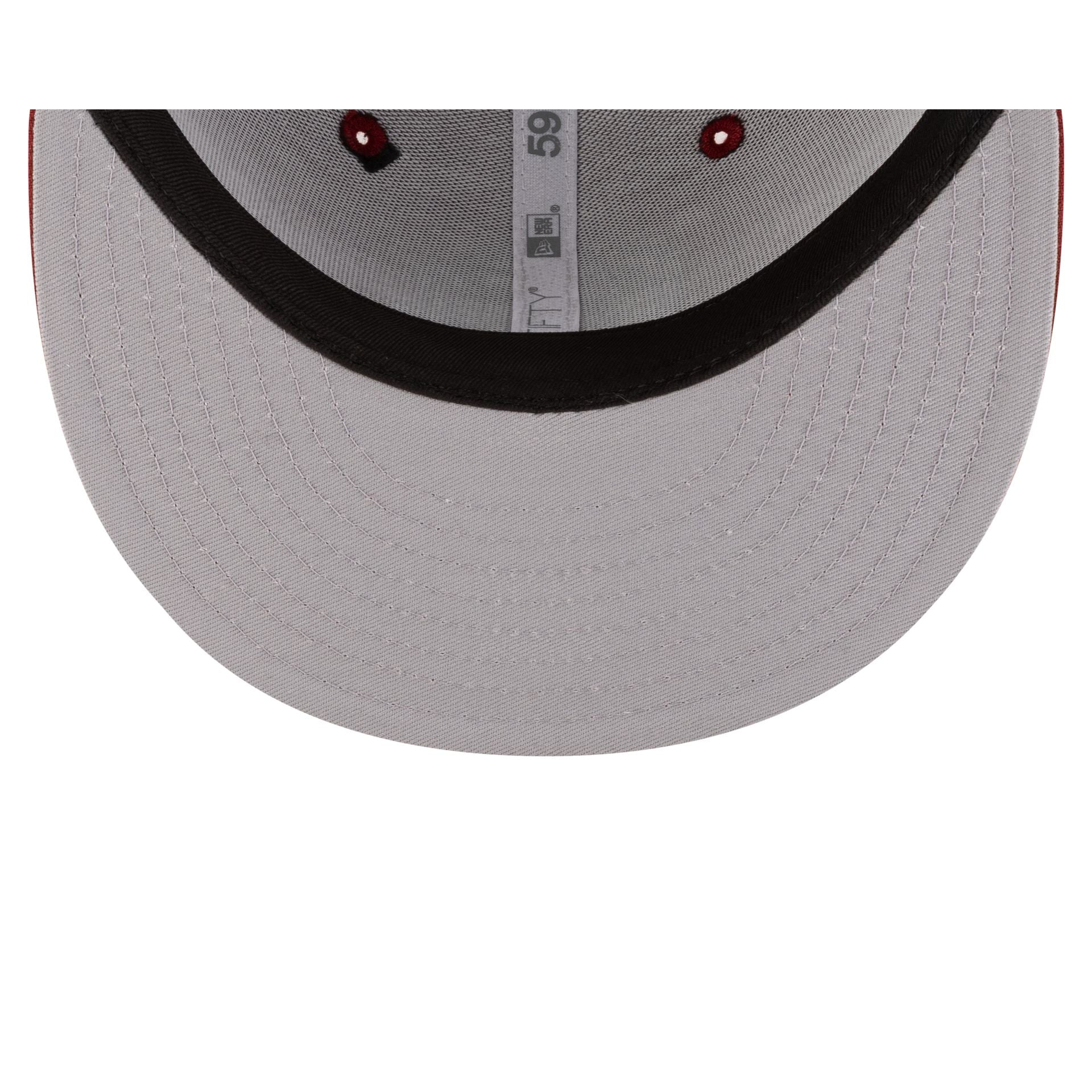 Just Caps College Pinwheel Alabama Crimson Tide College Vault 59FIFTY Fitted Hat - Image 7