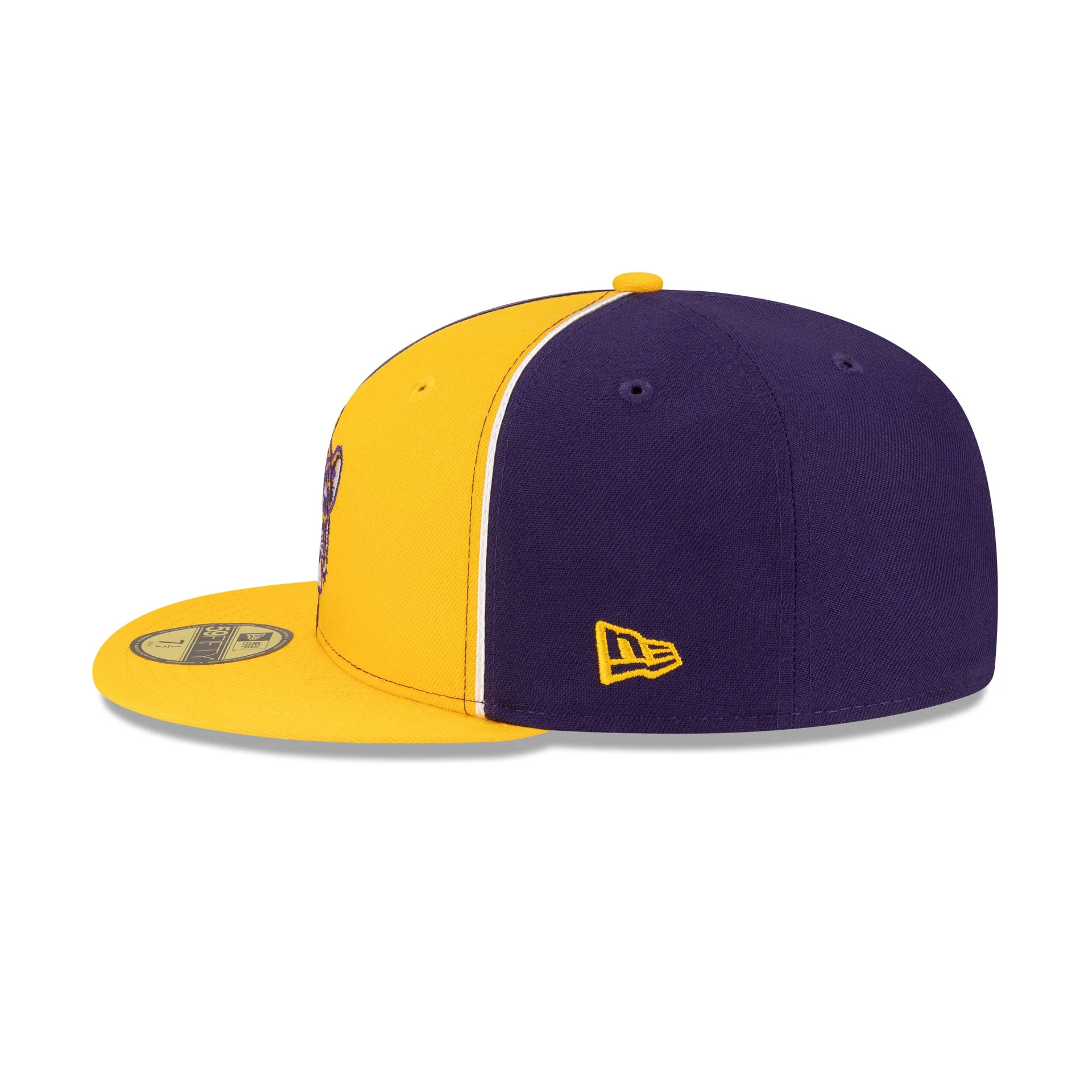 Just Caps College Pinwheel LSU Tigers College Vault 59FIFTY Fitted Hat - Image 4