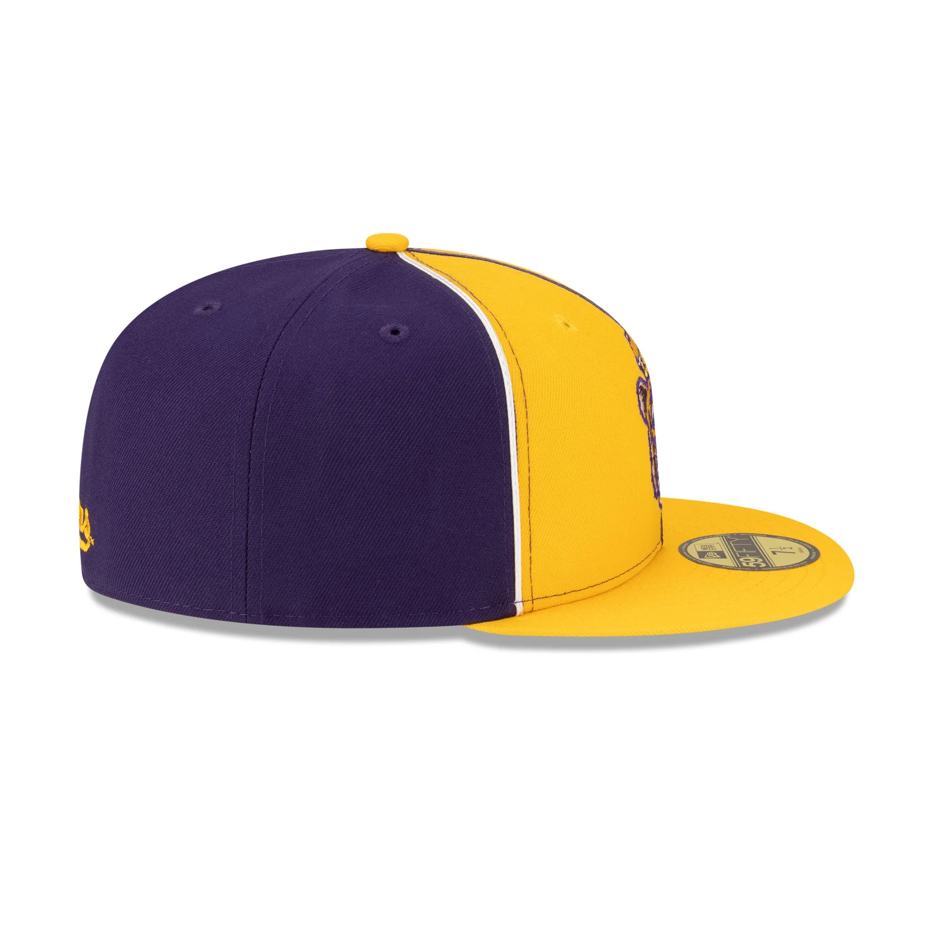 Just Caps College Pinwheel LSU Tigers College Vault 59FIFTY Fitted Hat - Image 5