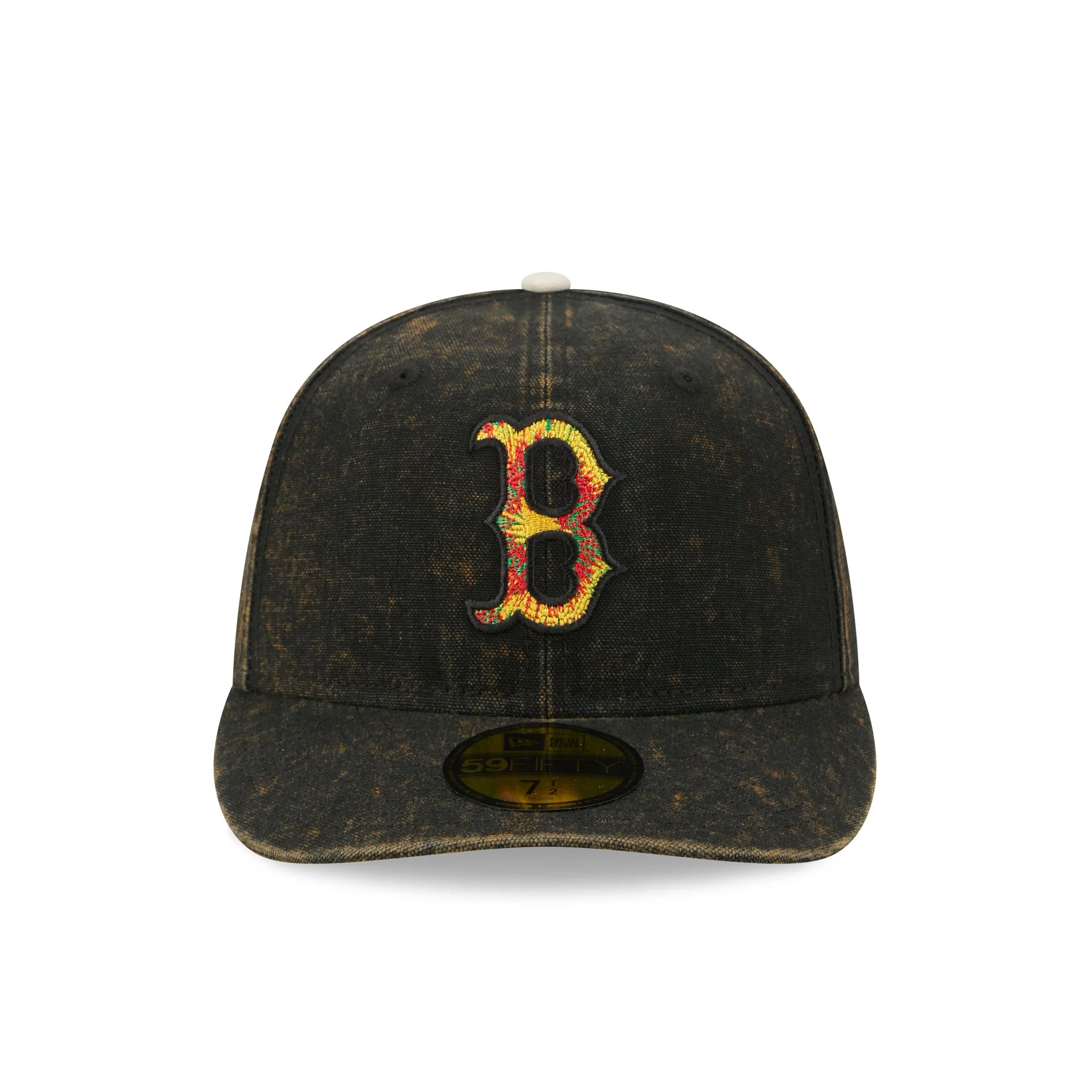 Just Caps Tie Dye Logo Boston Red Sox 59FIFTY Fitted Hat - Image 2