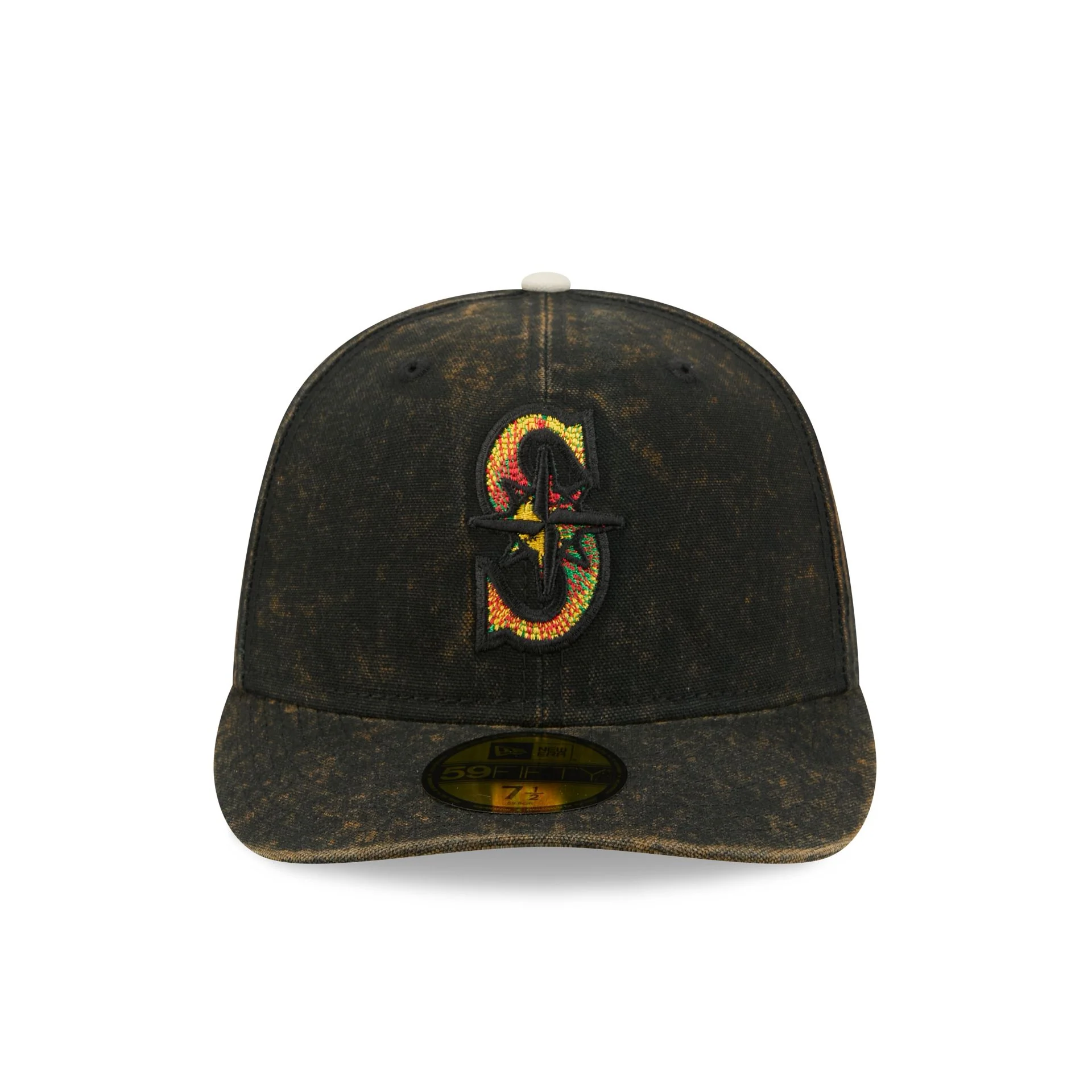 Just Caps Tie Dye Logo Seattle Mariners 59FIFTY Fitted Hat - Image 2