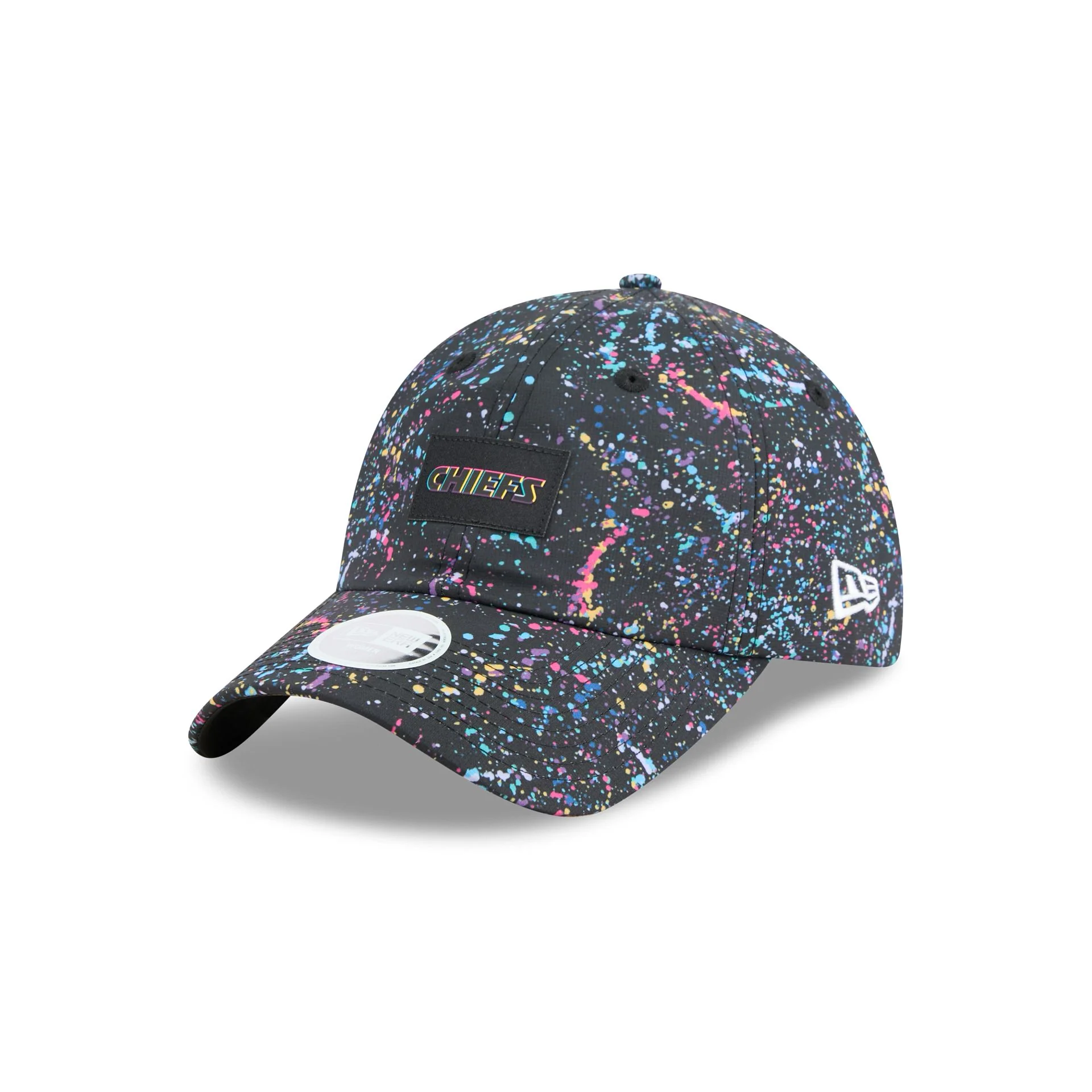 Kansas City Chiefs 2025 Crucial Catch Women's Open Back Ponytail Cap Hat - Image 3