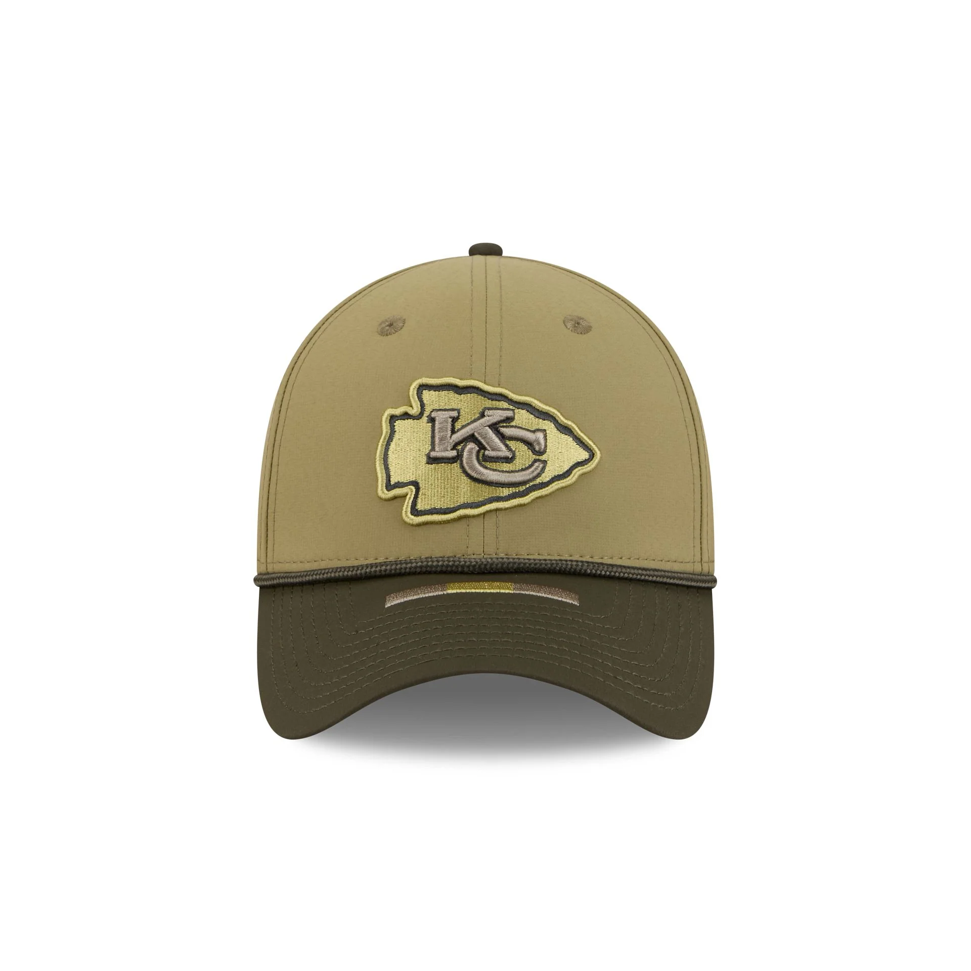 Kansas City Chiefs 2025 Salute to Service 39THIRTY Stretch Fit Hat - Image 2