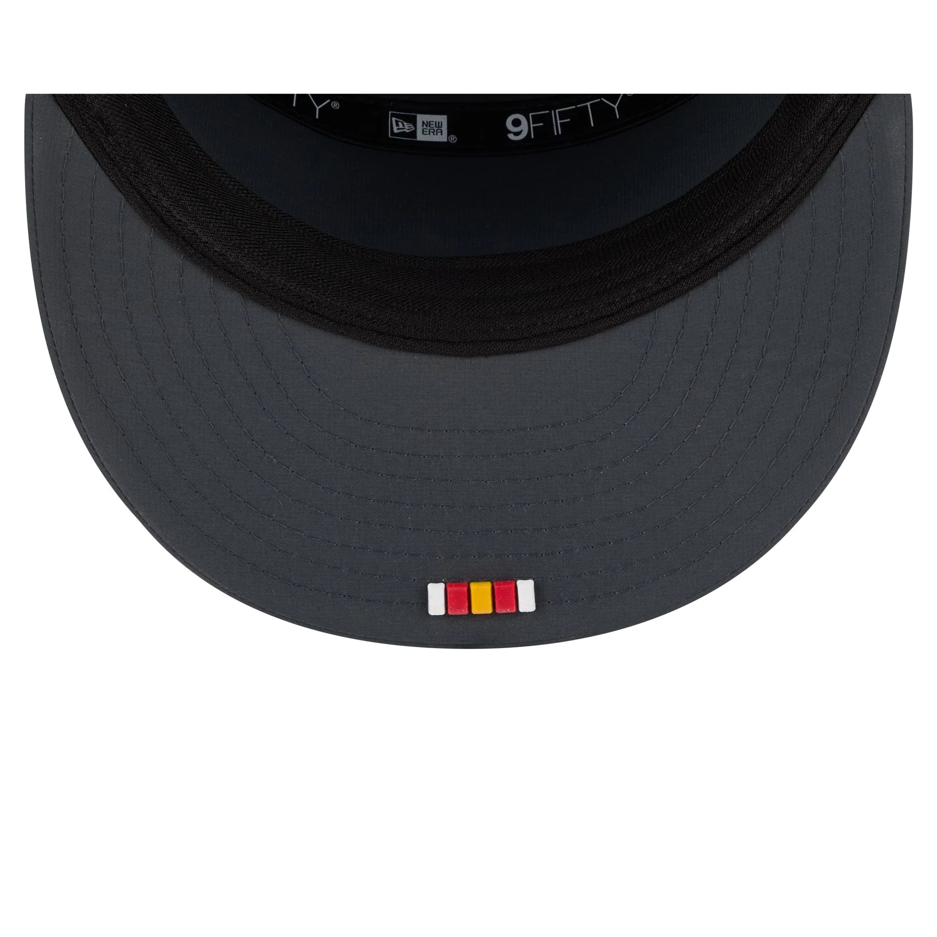 Kansas City Chiefs 2025 Sideline Cold Weather Steel Clouds Split Panel 9FIFTY Snapback Hat - Image 7