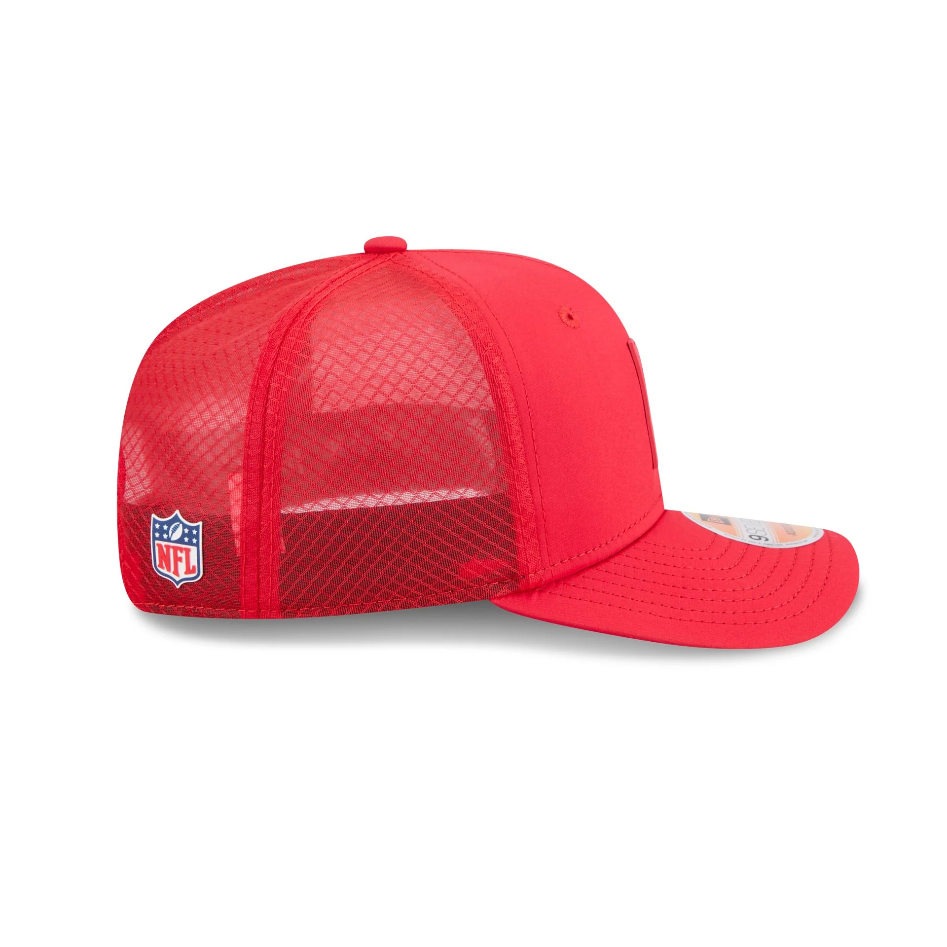 Kansas City Chiefs 2025 Sideline Hot Weather 9SEVENTY Trucker Hat - Image 5