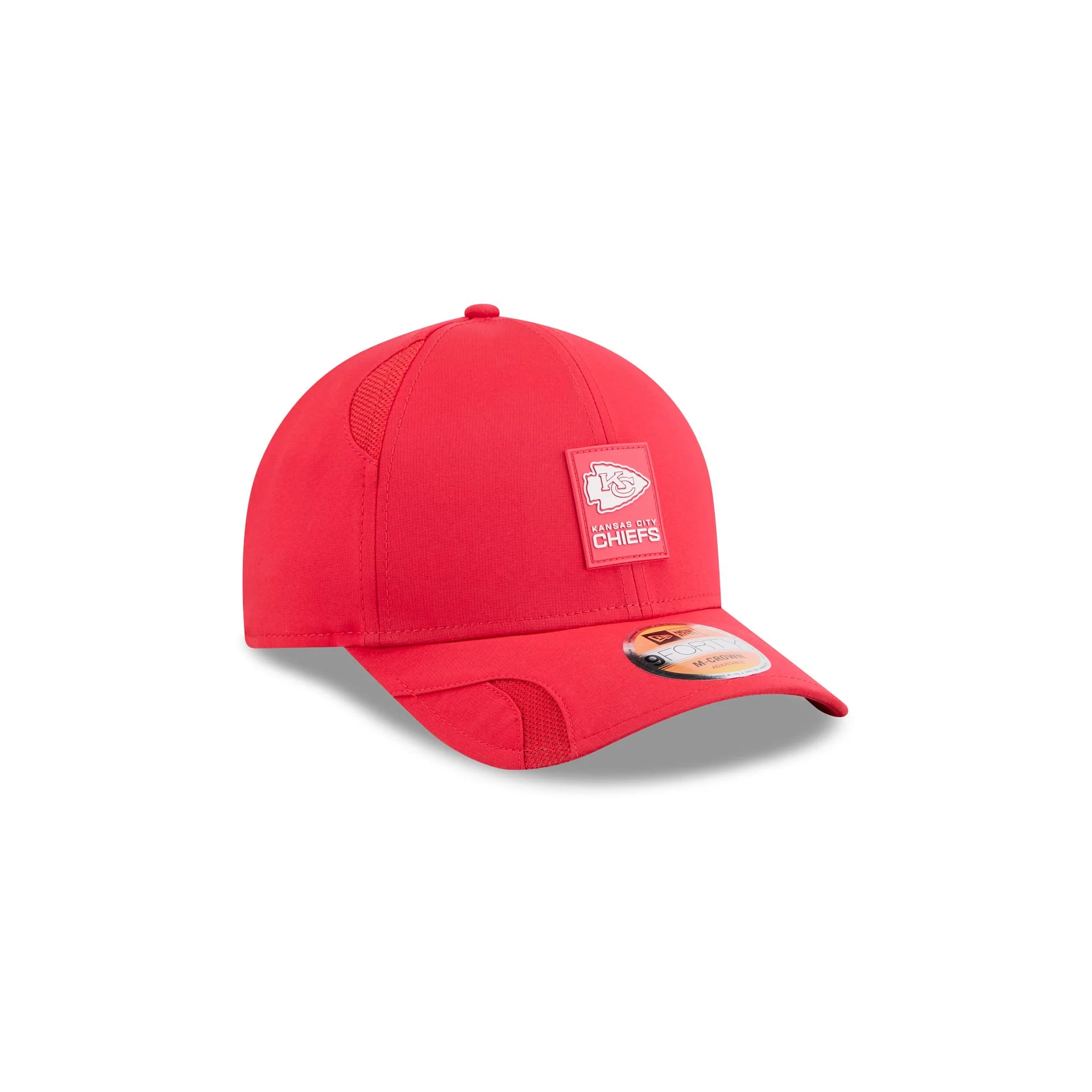 Kansas City Chiefs 2025 Sideline Hot Weather Kids 9FORTY M-Crown Snapback Hat - Image 3