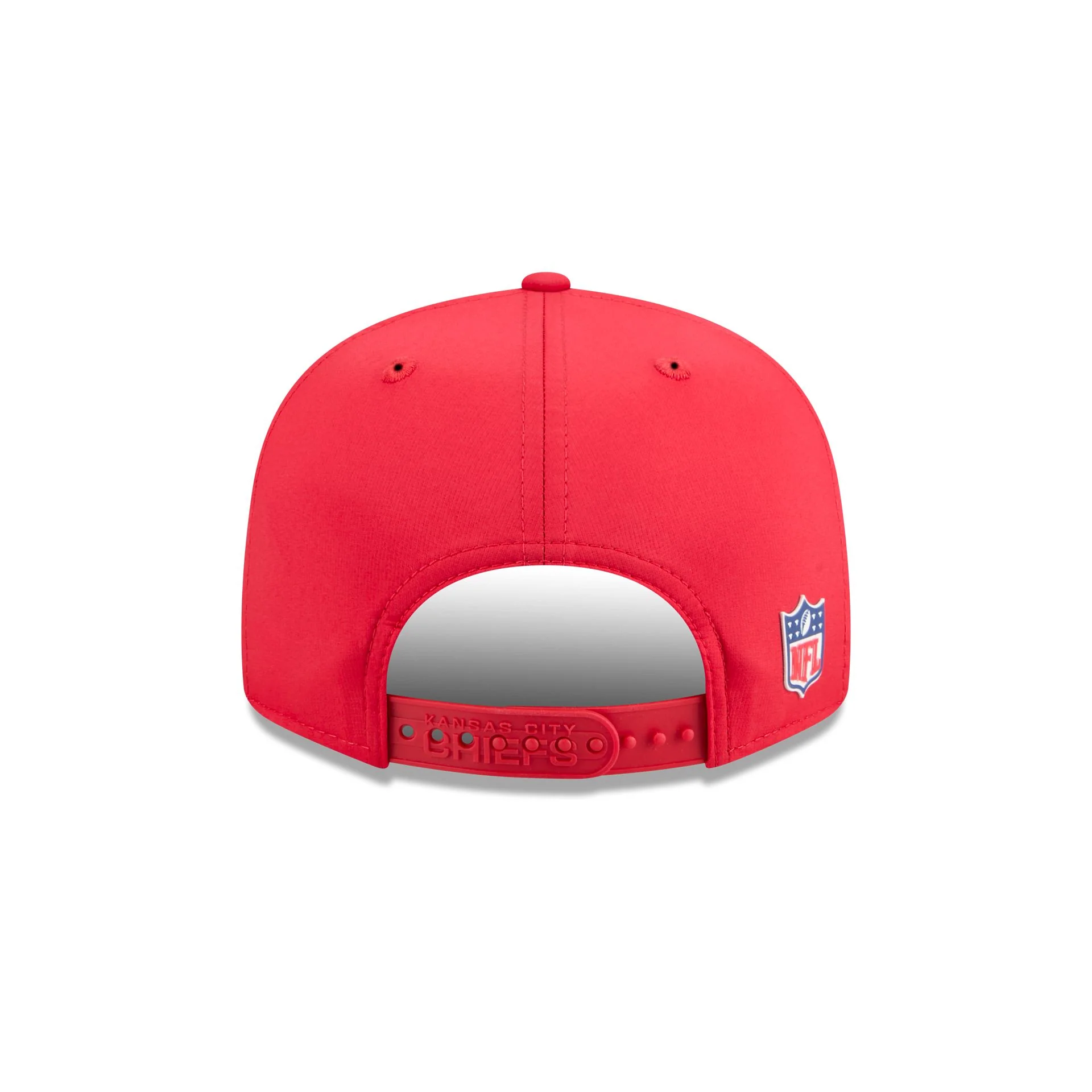 Kansas City Chiefs 2025 Sideline Hot Weather Split Panel 9FIFTY Snapback Hat - Image 5