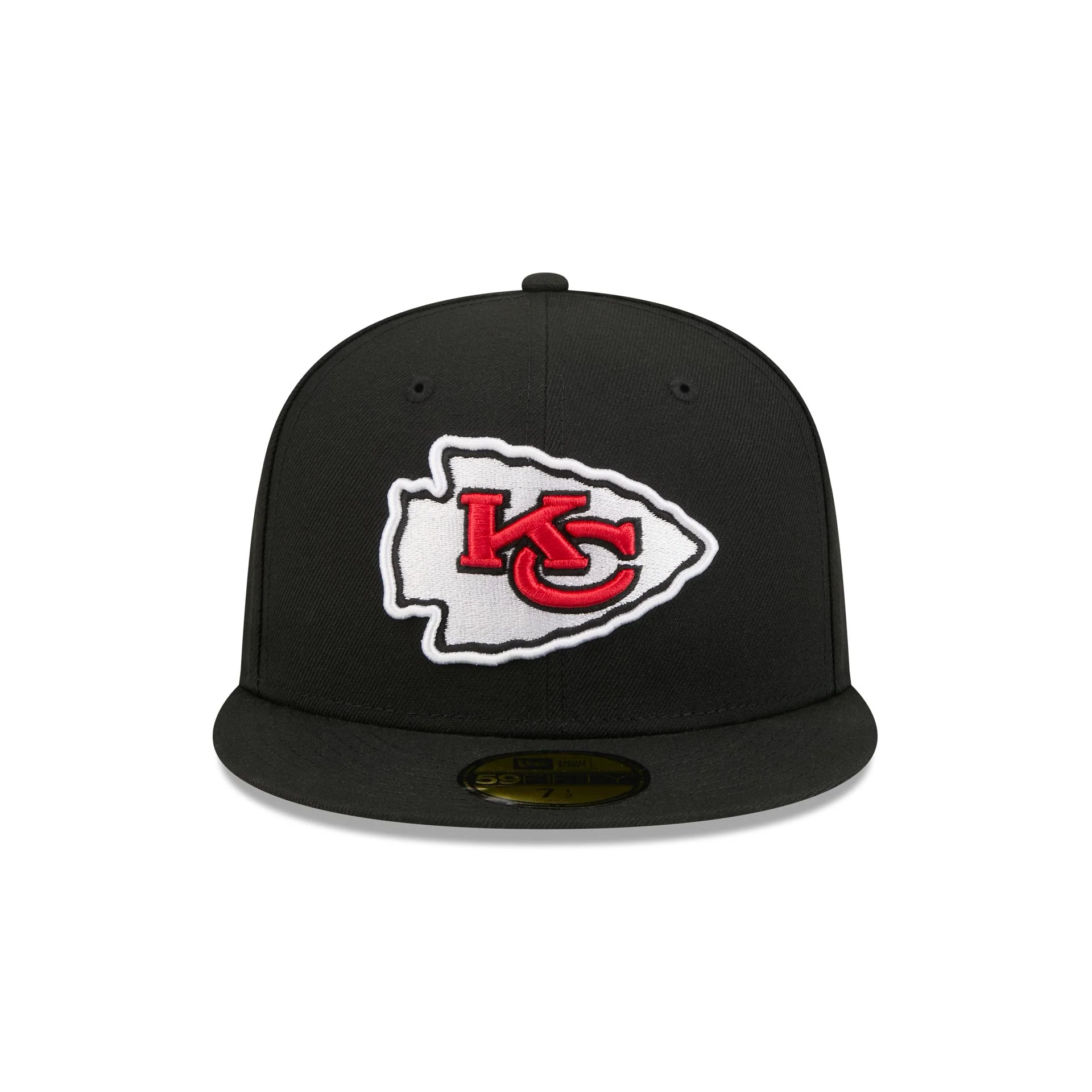 Kansas City Chiefs Black Basic 59FIFTY Fitted Hat - Image 2