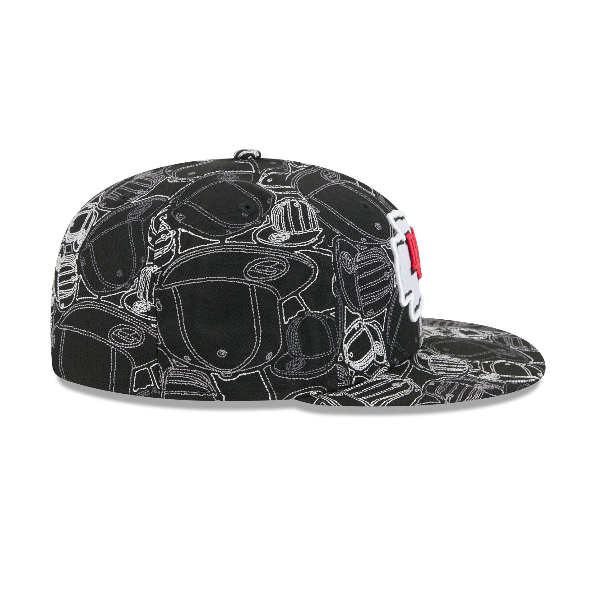 Kansas City Chiefs Cap Scramble 59FIFTY Fitted Hat - Image 5