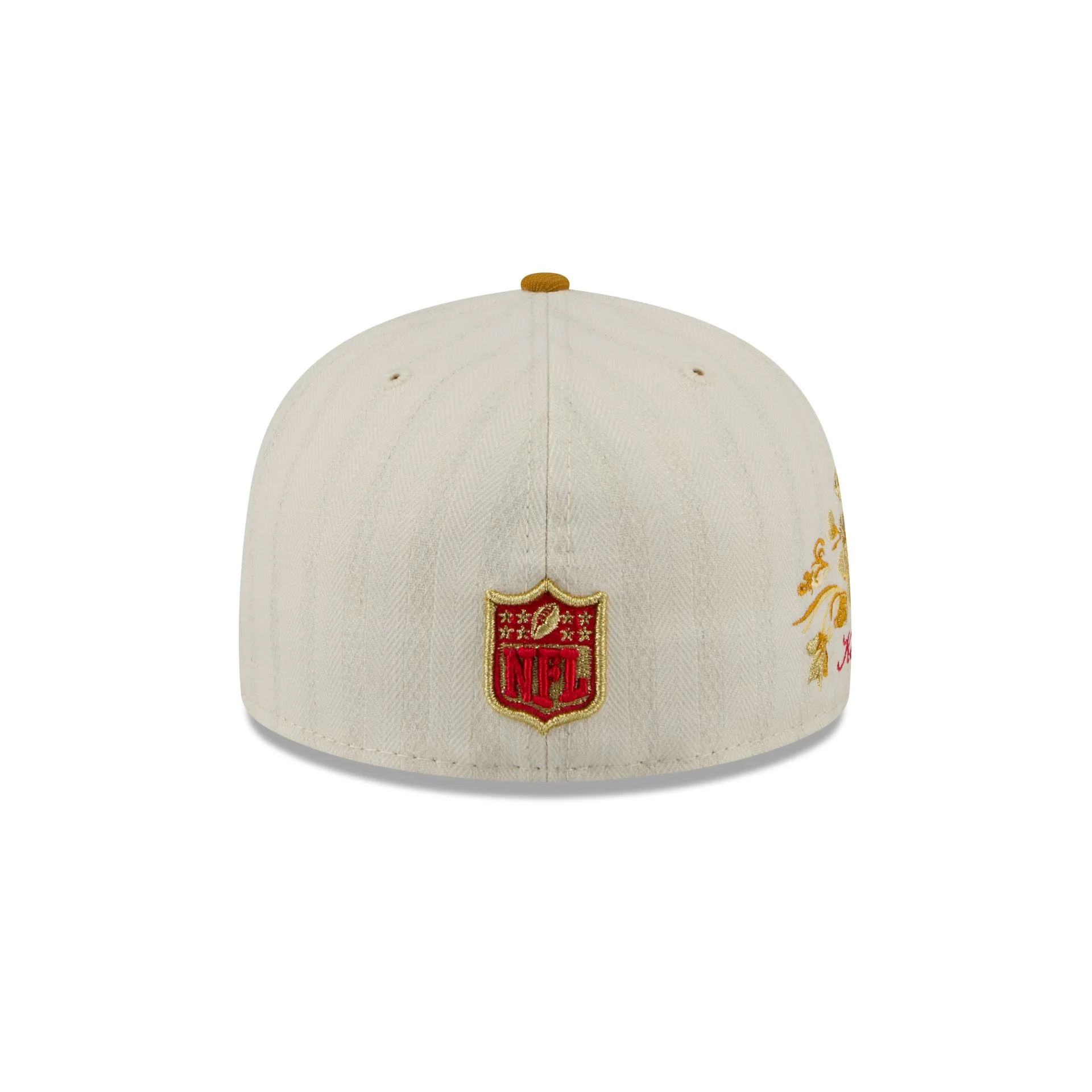 Kansas City Chiefs Chrome Herringbone 59FIFTY Fitted Hat - Image 6