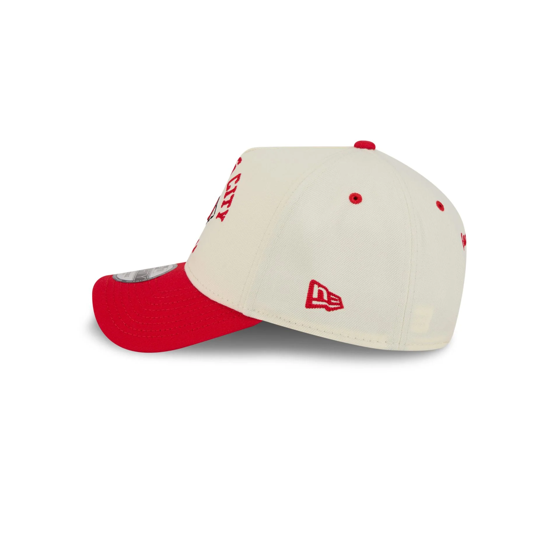 Kansas City Chiefs Chrome White Arched 9FORTY A-Frame Snapback Hat - Image 5