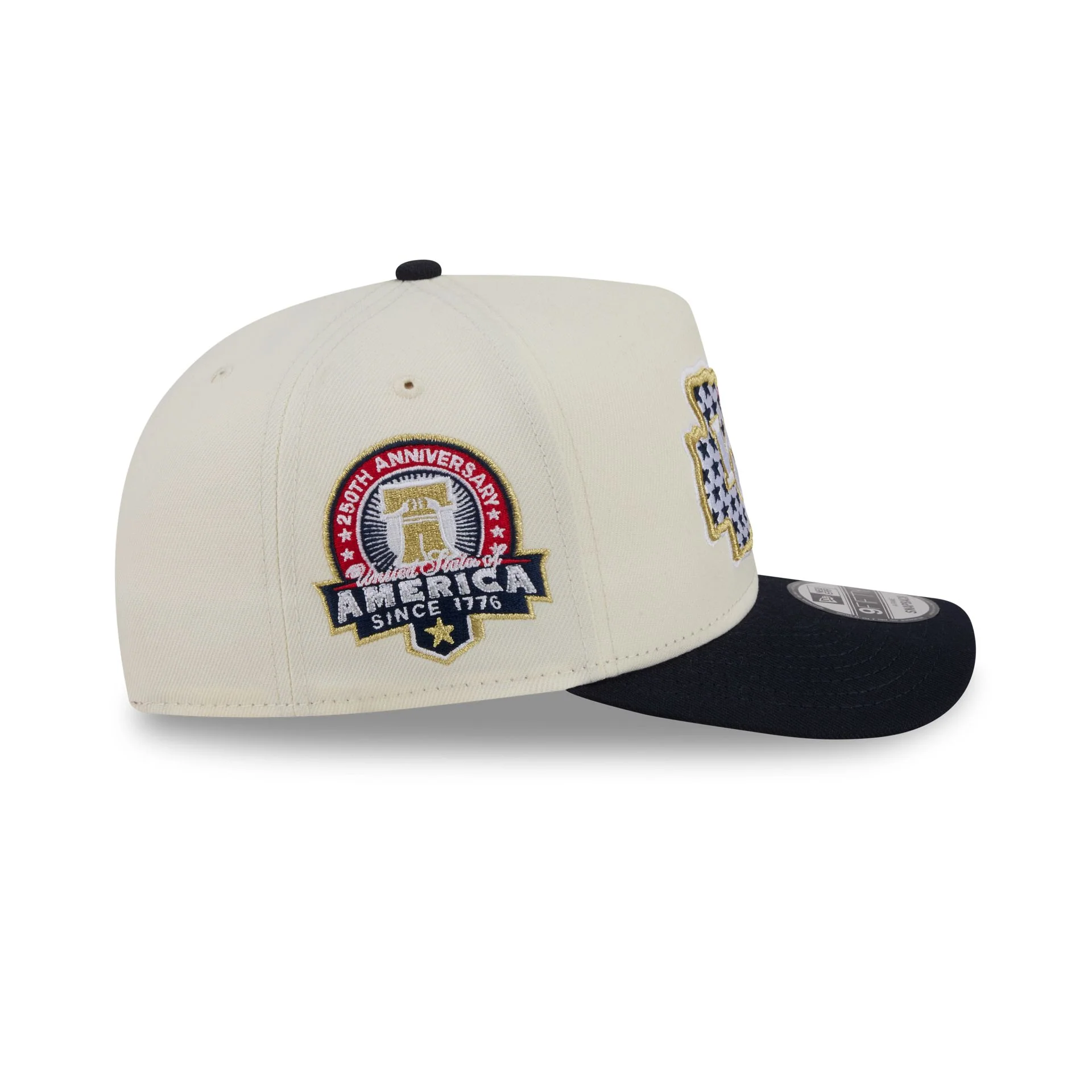 Kansas City Chiefs Chrome White Stars and Stripes 9FIFTY A-Frame Snapback Hat - Image 4
