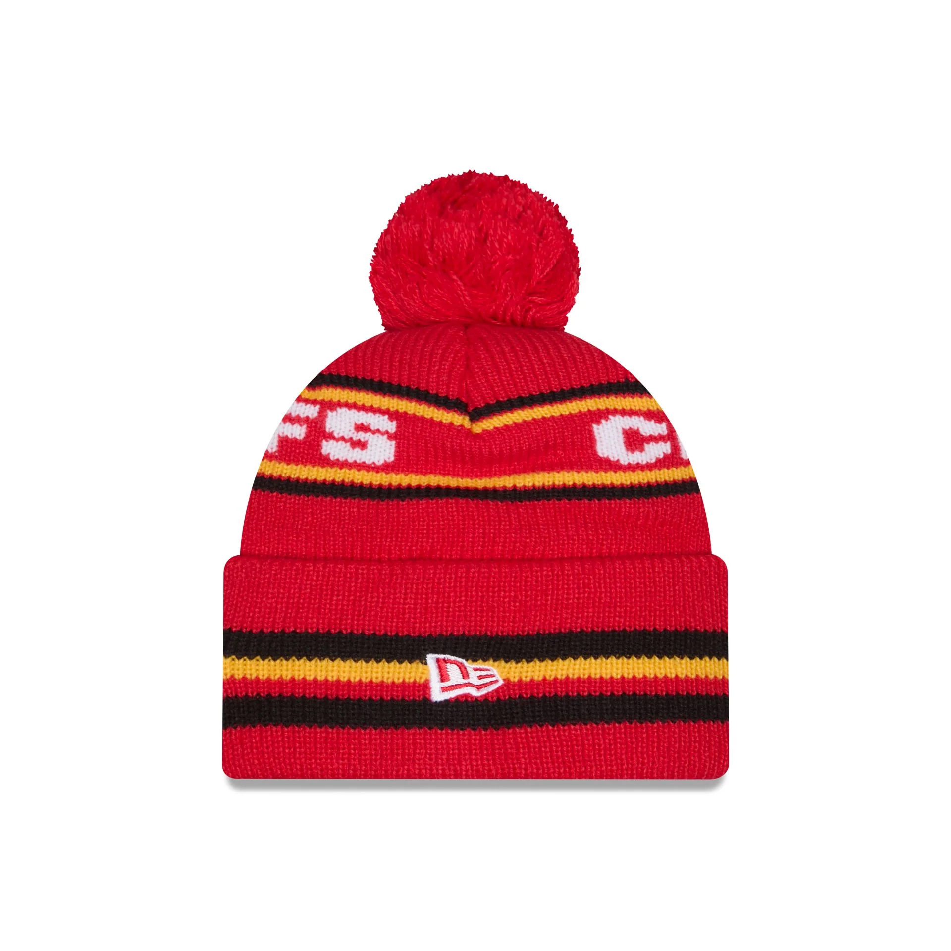 Kansas City Chiefs Classic Pom Knit Hat - Image 2