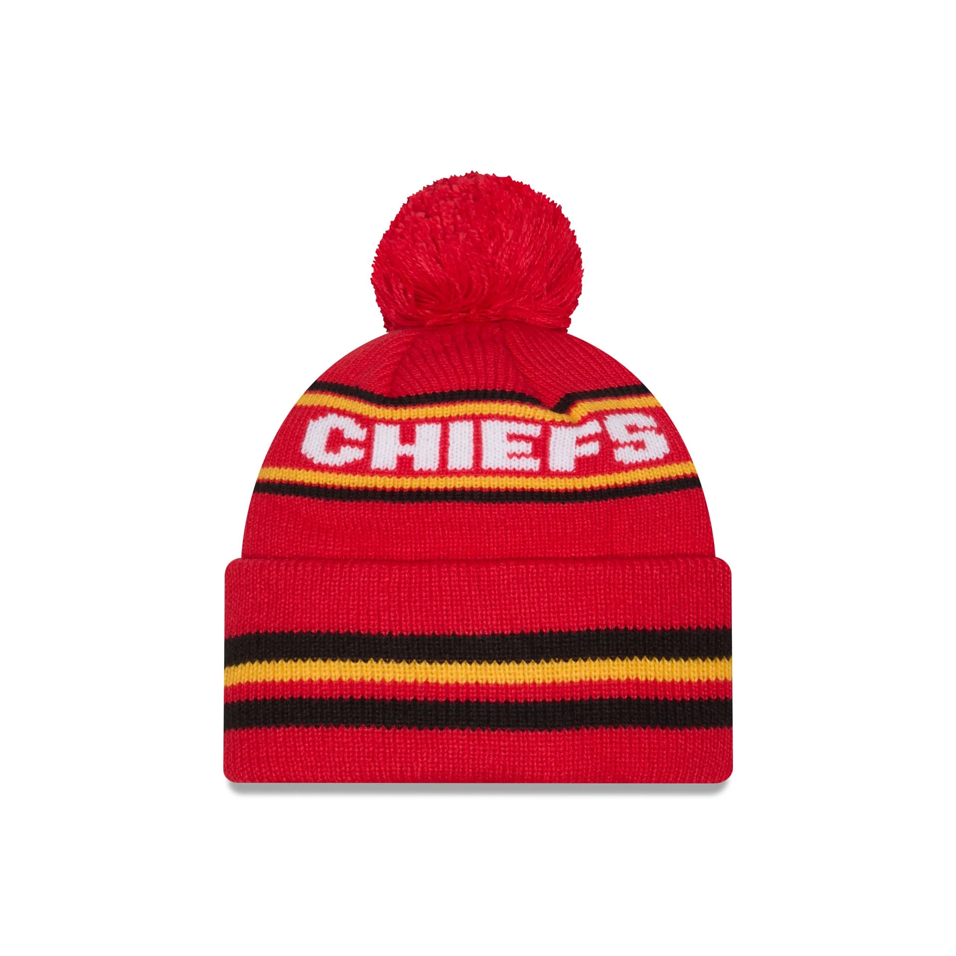 Kansas City Chiefs Classic Pom Knit Hat - Image 3