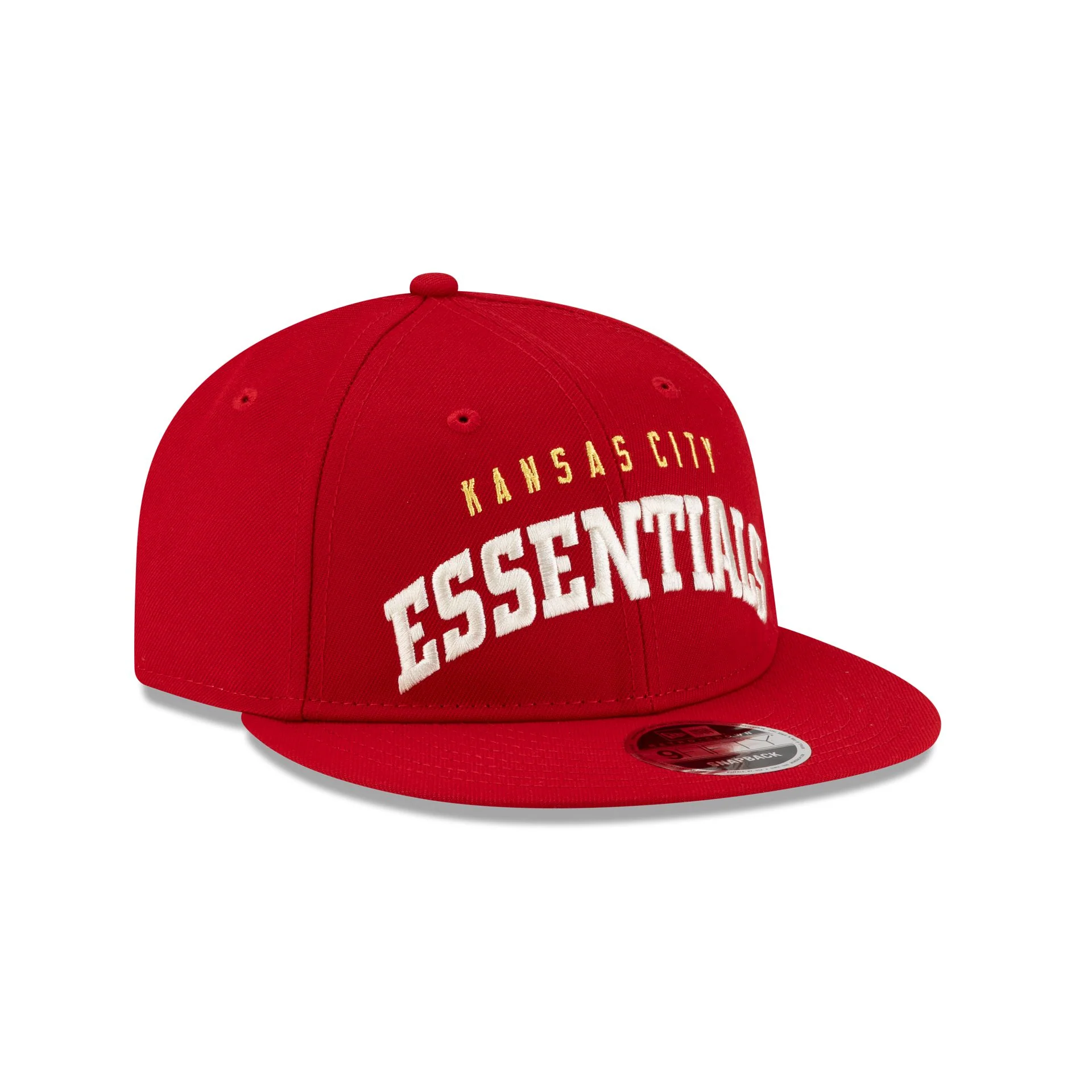 Kansas City Chiefs Fear of God Essentials Retro Crown 9FIFTY Snapback Hat - Image 3