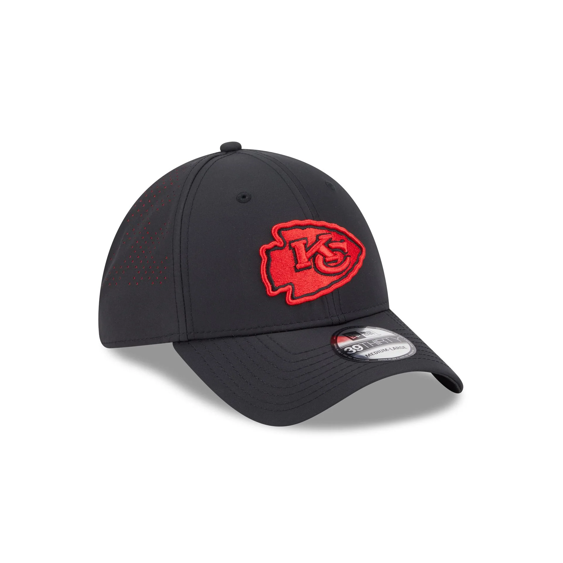 Kansas City Chiefs Night 39THIRTY Stretch Fit Hat - Image 3
