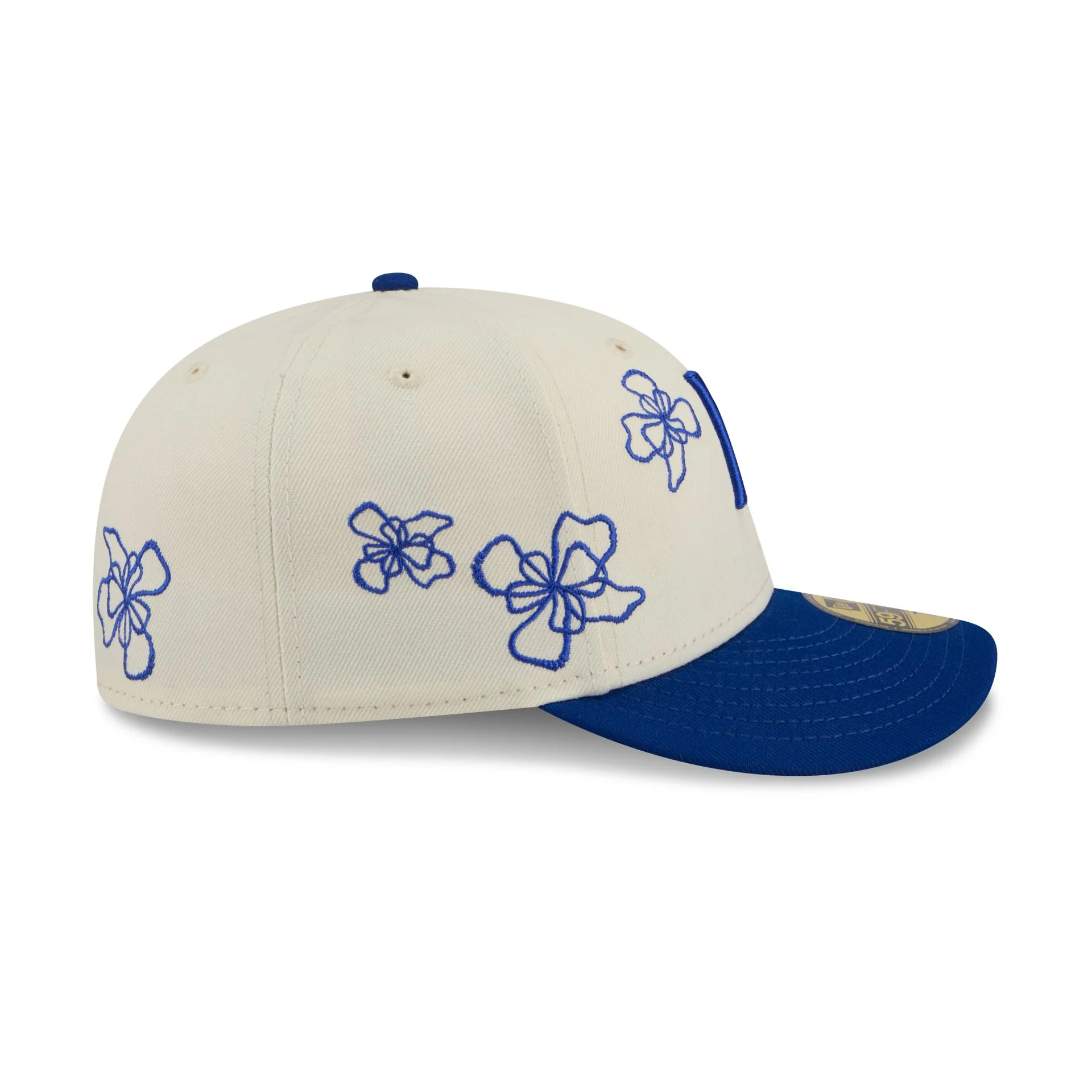 Kansas City Royals Floral Outline 59FIFTY Fitted Hat - Image 5