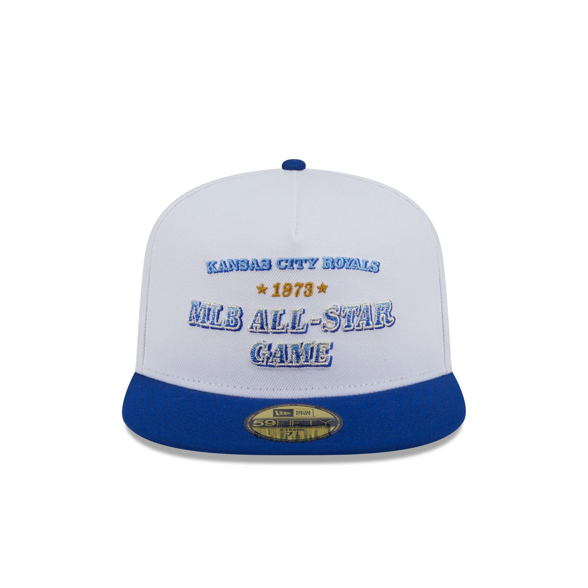Kansas City Royals Summer Derby White 59FIFTY A-Frame Fitted Hat - Image 2
