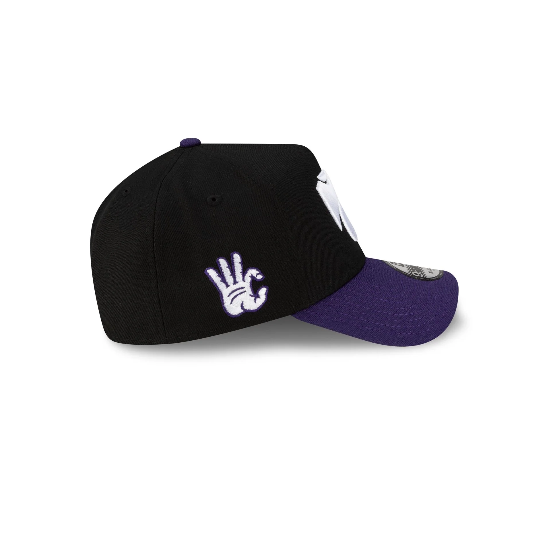Kansas State Wildcats Hand Signs Sidepatch 9FORTY A-Frame Snapback Hat - Image 4
