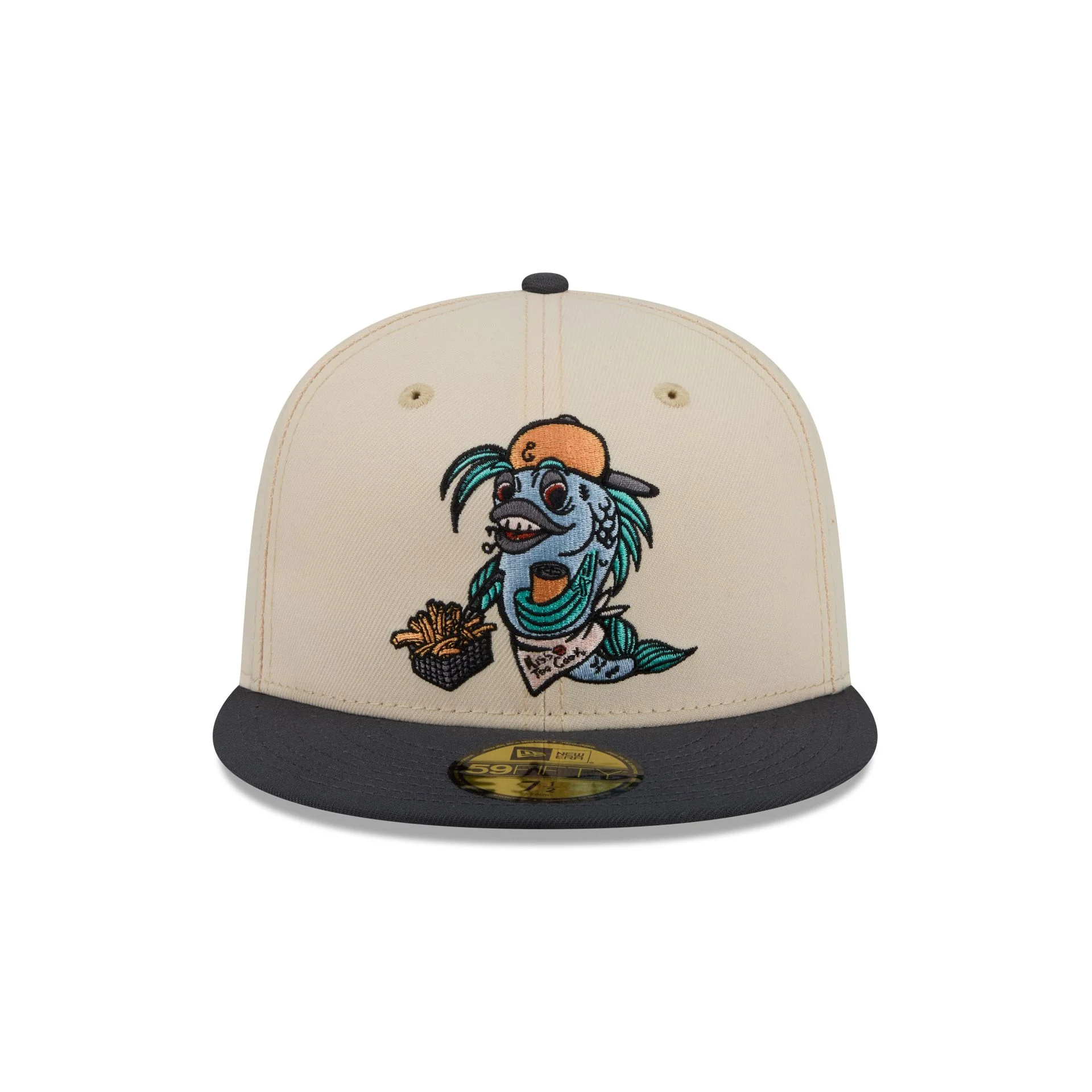 Lake County Captains Theme Night Stone 59FIFTY Fitted Hat - Image 2