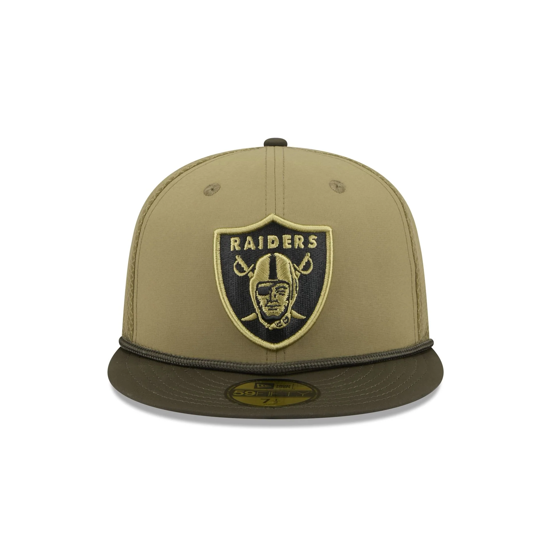 Las Vegas Raiders 2025 Salute to Service 59FIFTY Fitted Hat - Image 2
