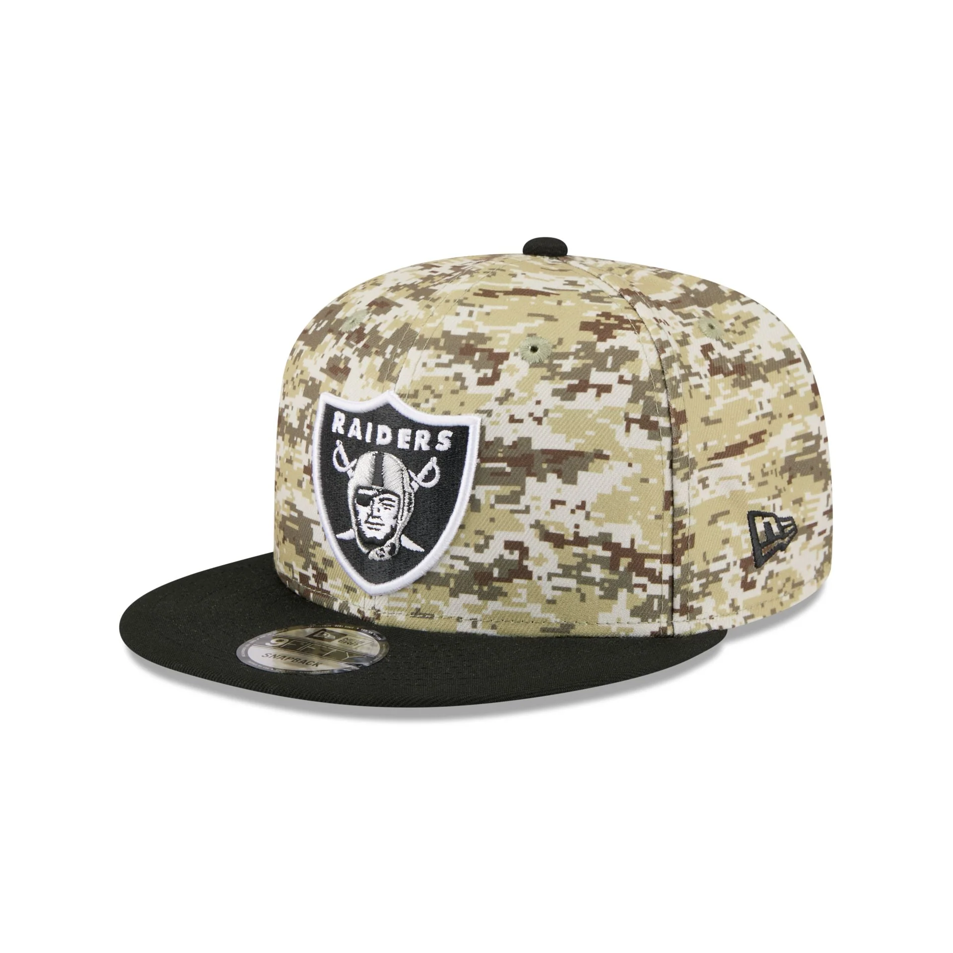 Las Vegas Raiders 2025 Salute to Service Fan Gear 9FIFTY Snapback Hat - Image 3