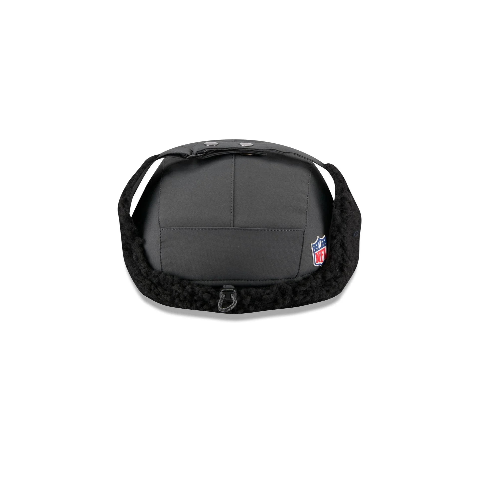 Las Vegas Raiders 2025 Sideline Cold Weather Steel Clouds Runner Dogear Adjustable Hat - Image 6
